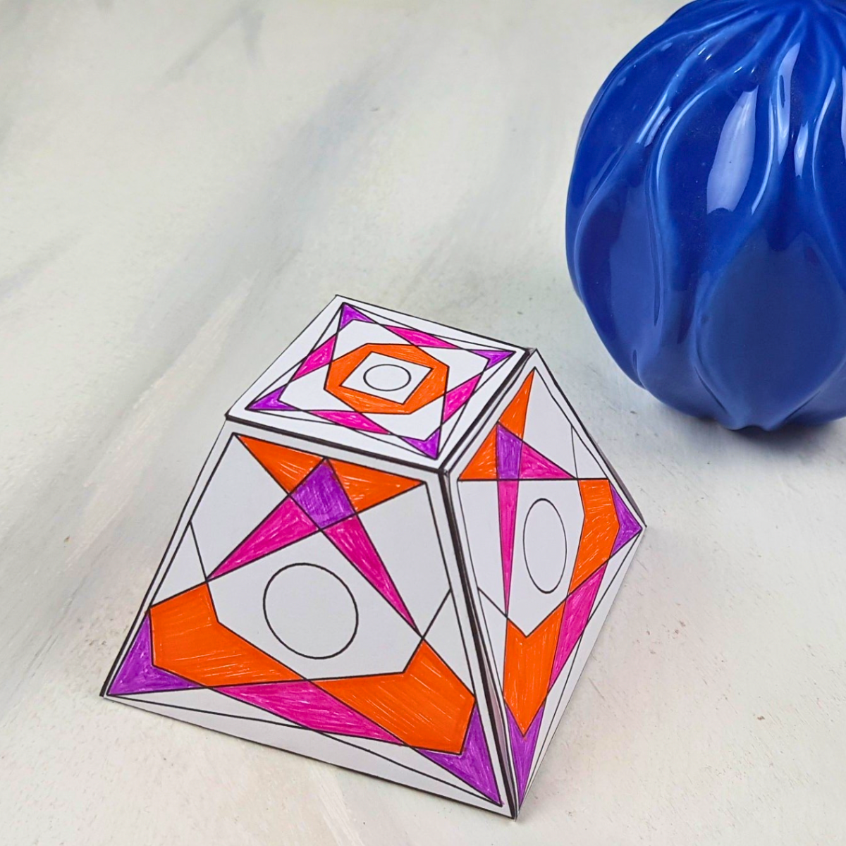 Vibrant Pyramid Printable