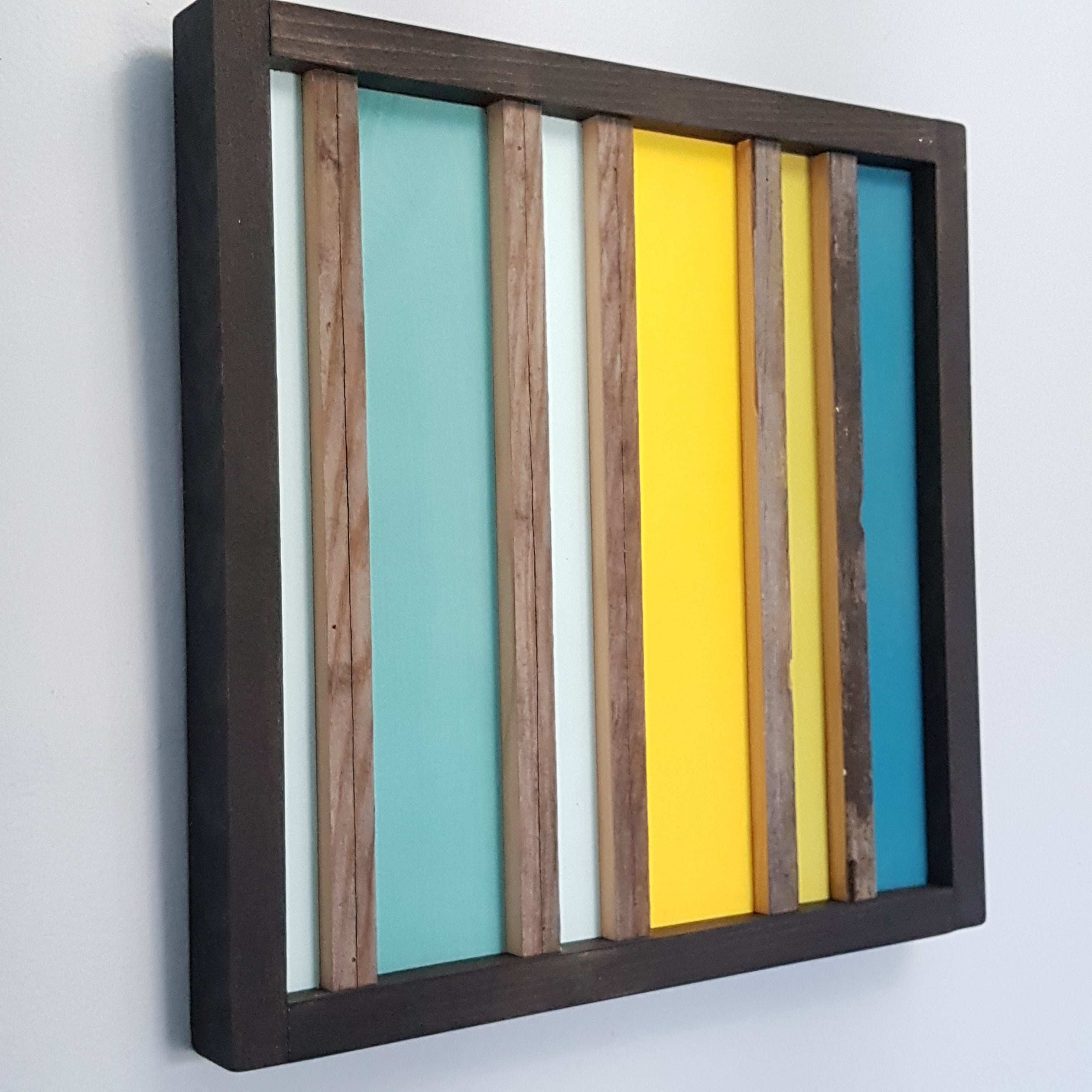 Déco murale en bois - Bandes