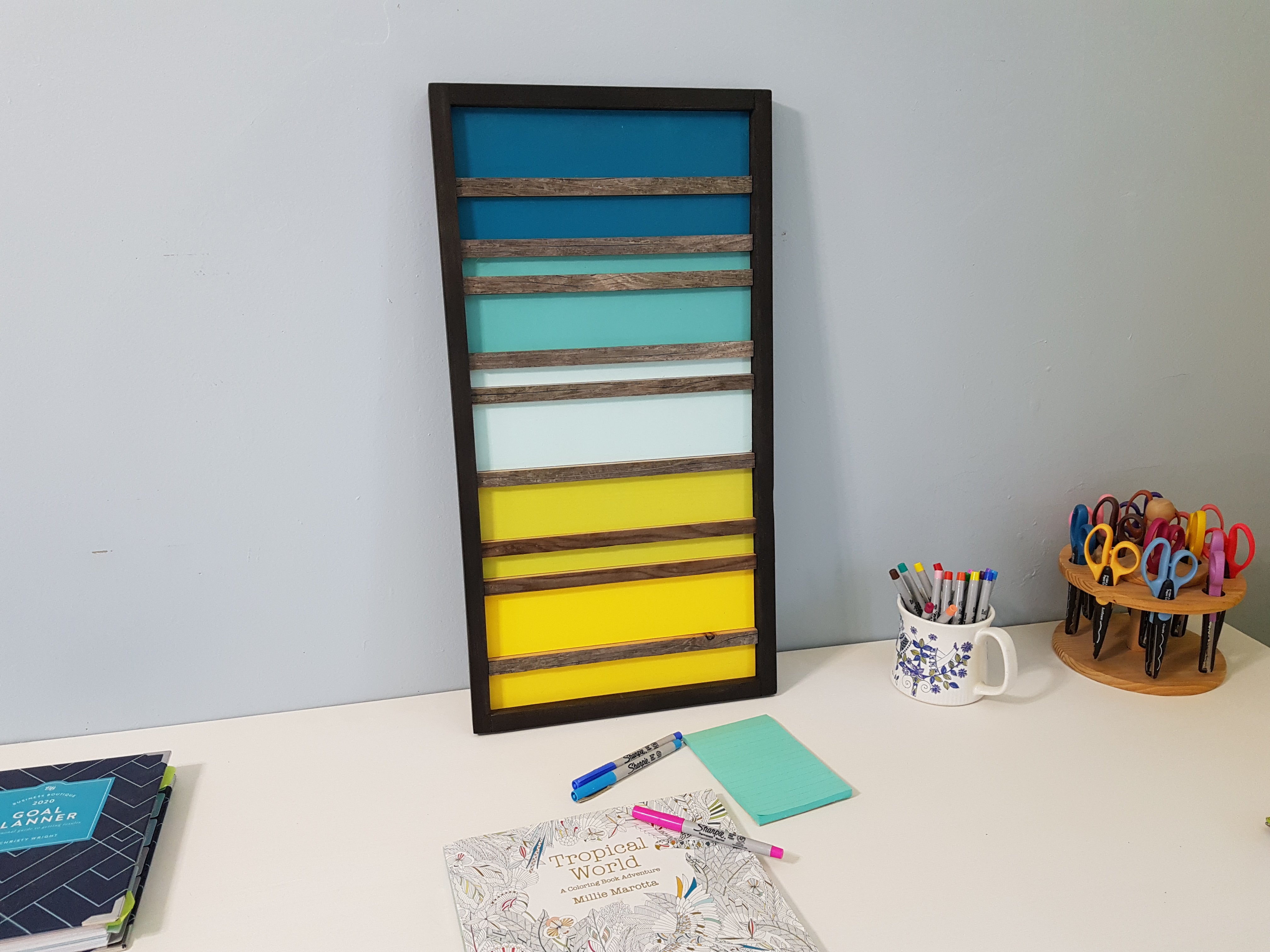 Déco murale en bois - Coucher de soleil