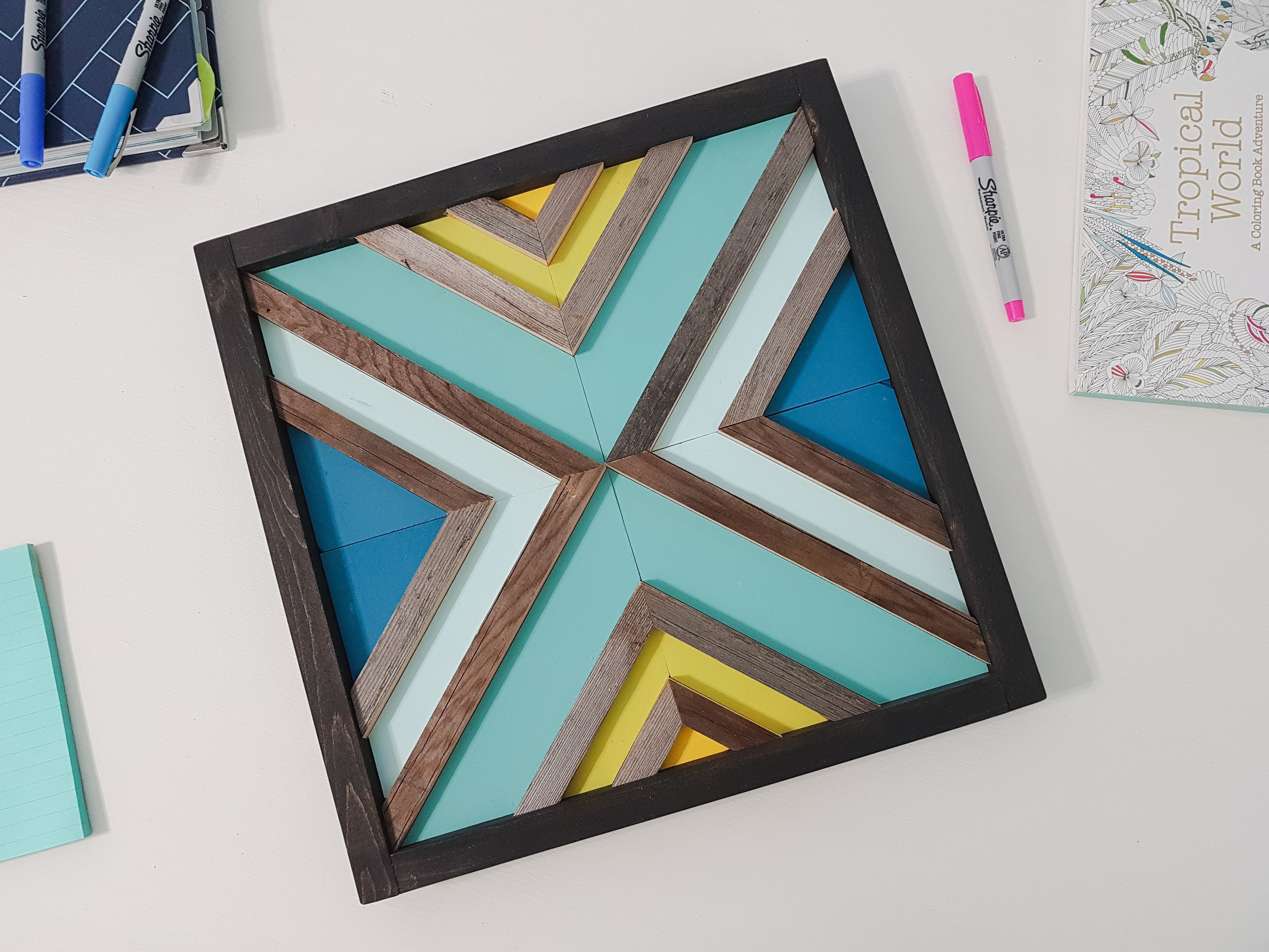 Déco murale en bois - Étoile