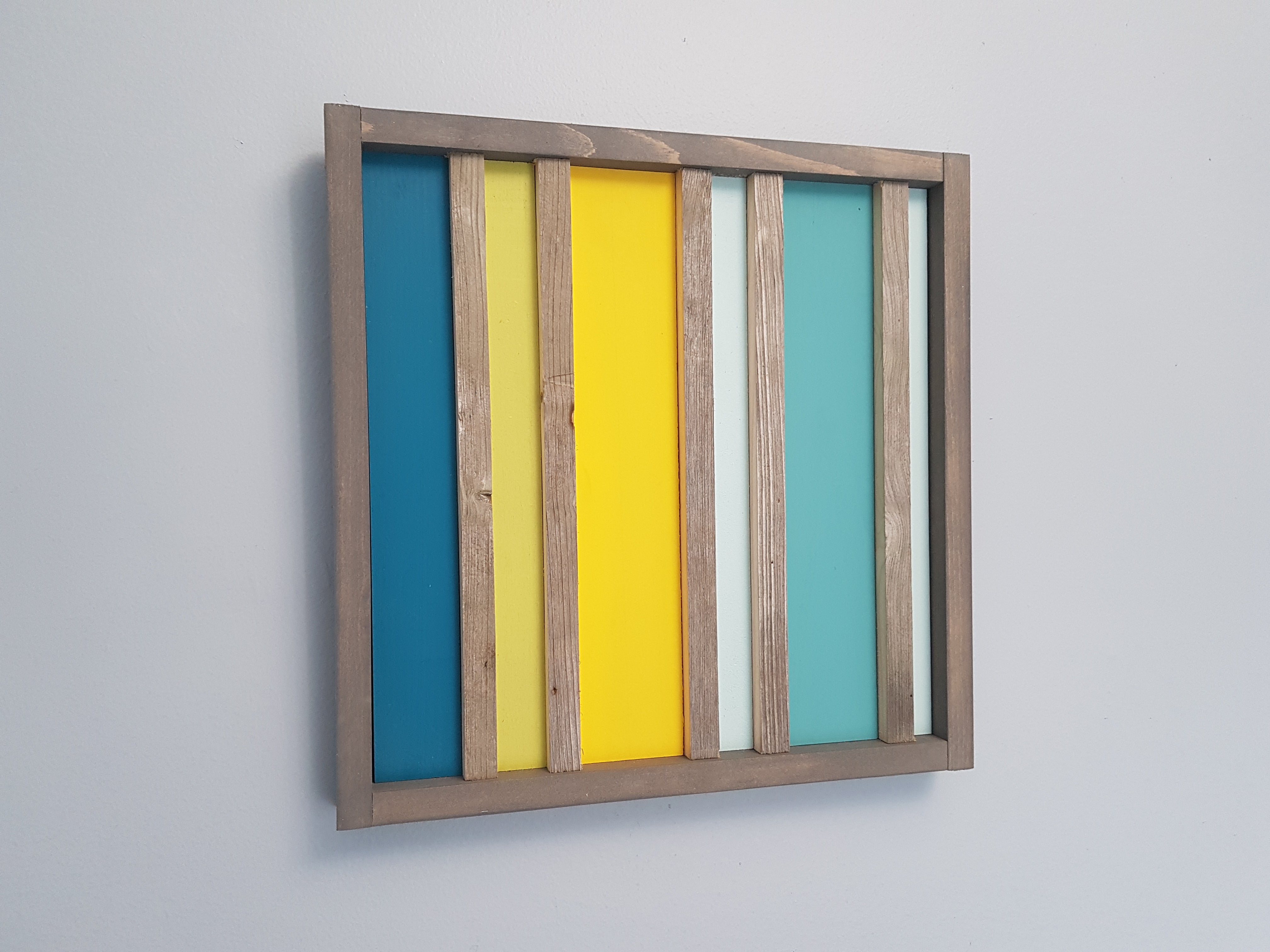 Déco murale en bois - Bandes