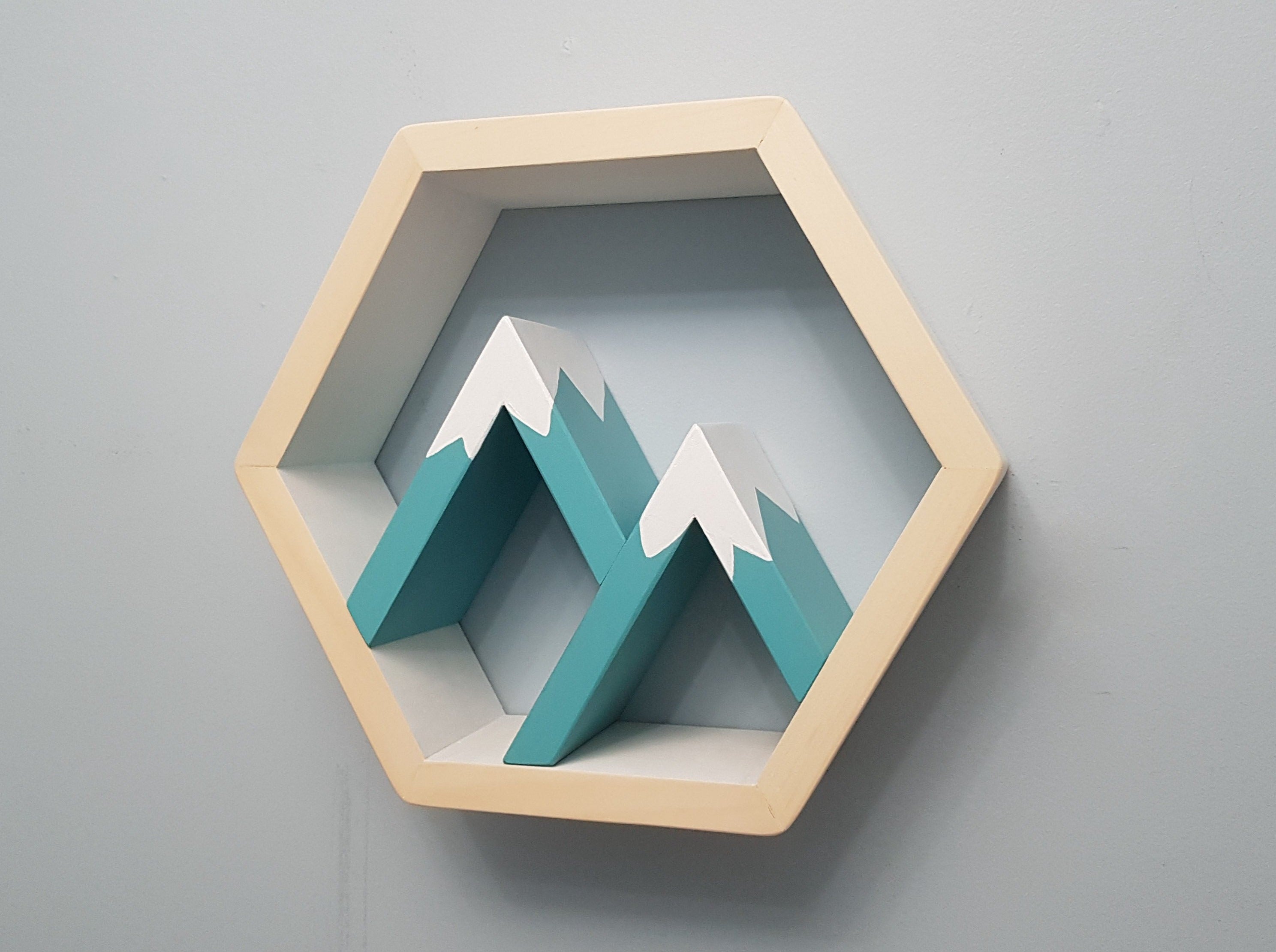 Add on Mini-Mountain for Hexagon Shelves
