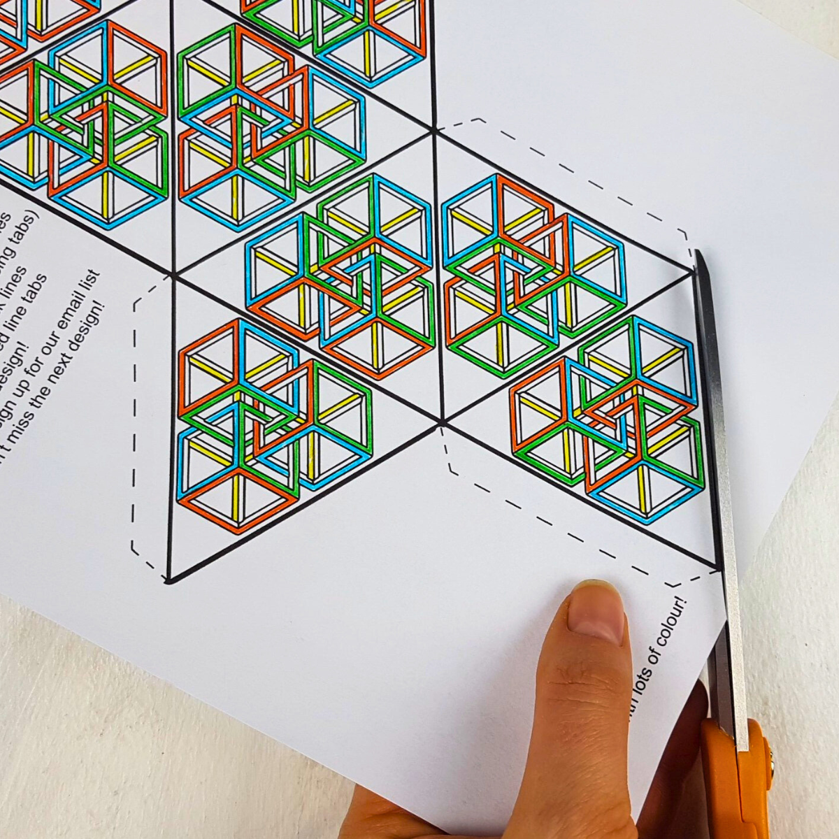 Triangle Infinity Printable