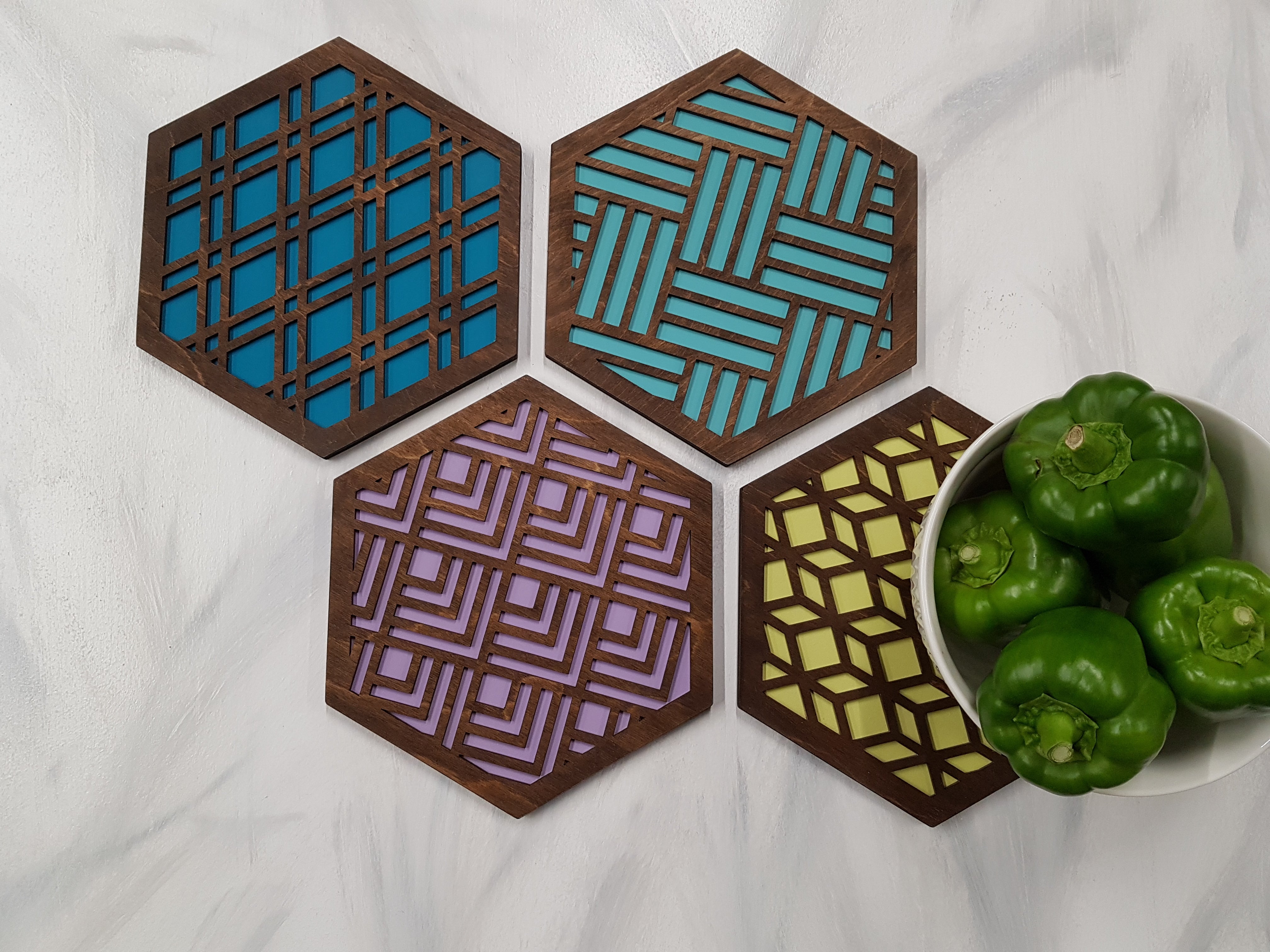 Set of Four Trivets