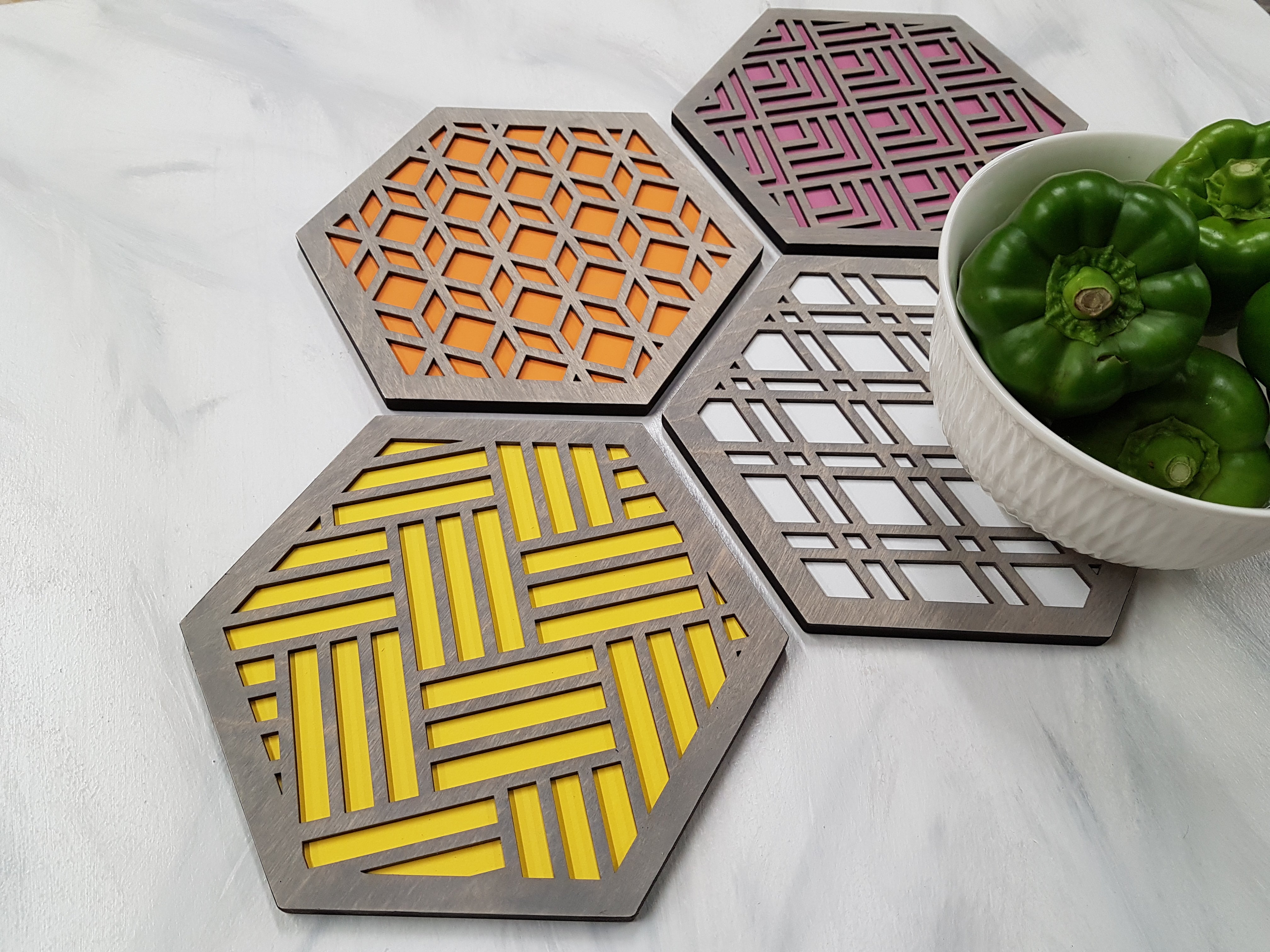 Set of Four Trivets