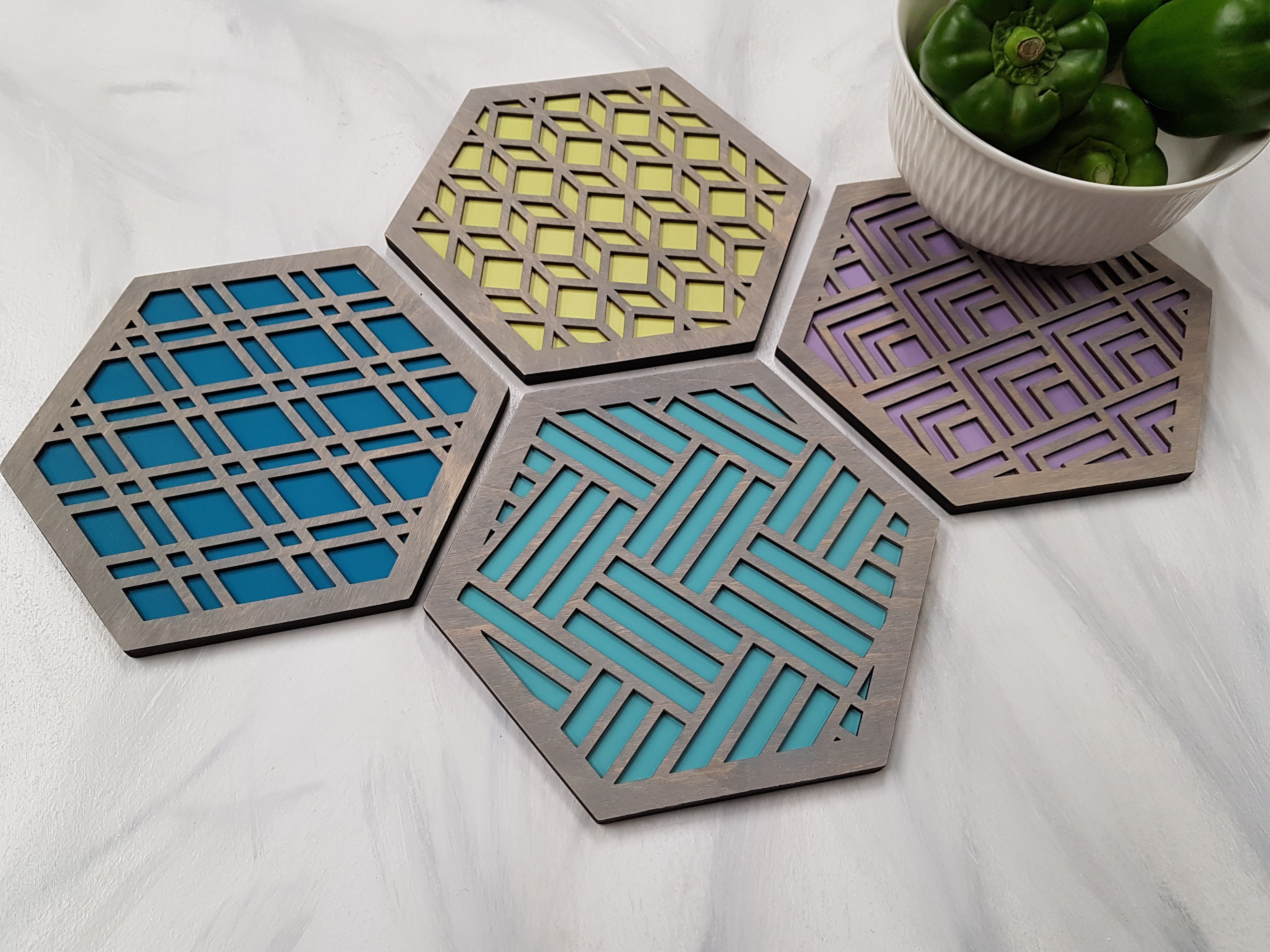 Set of Four Trivets