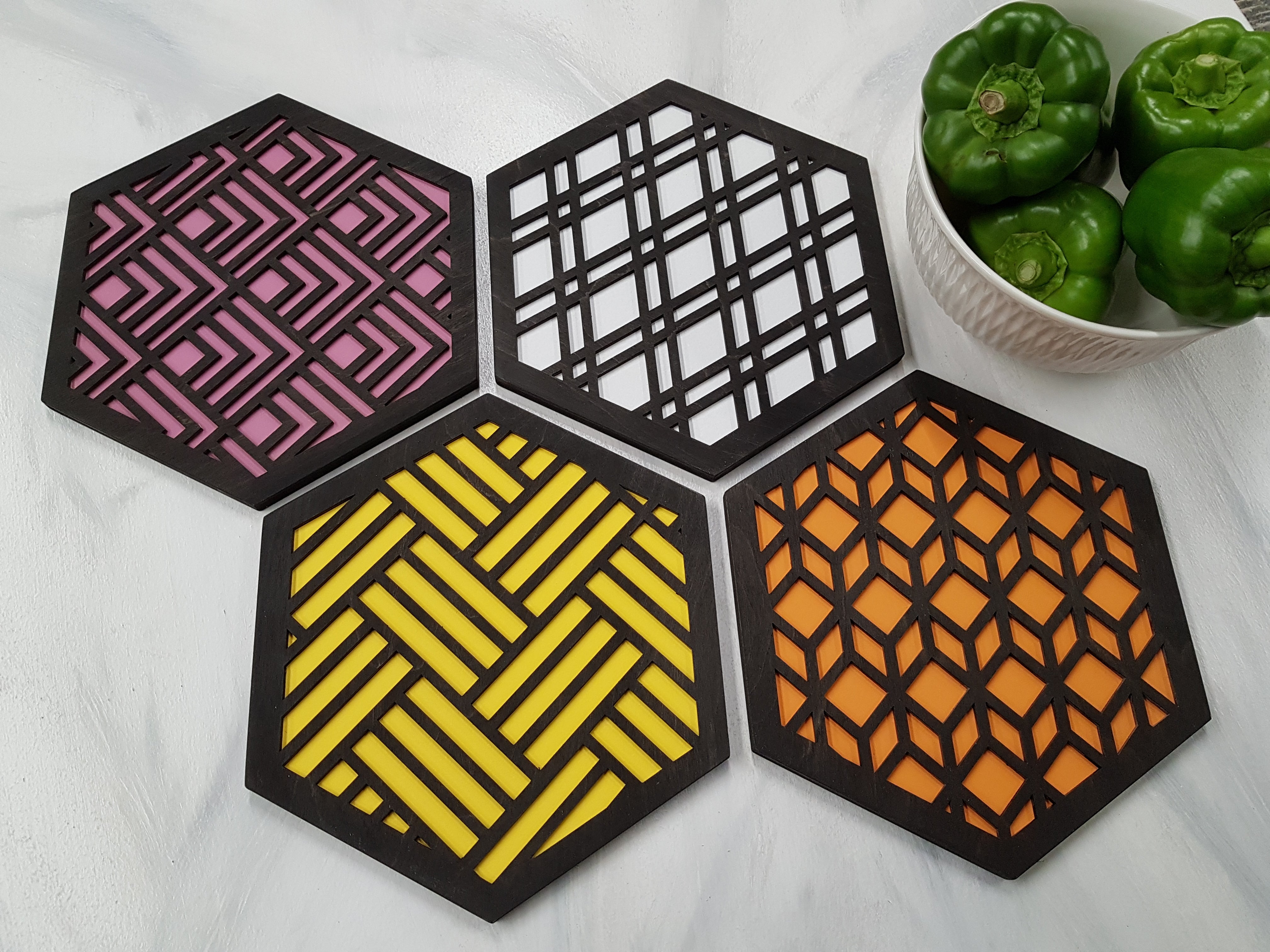 Set of Four Trivets