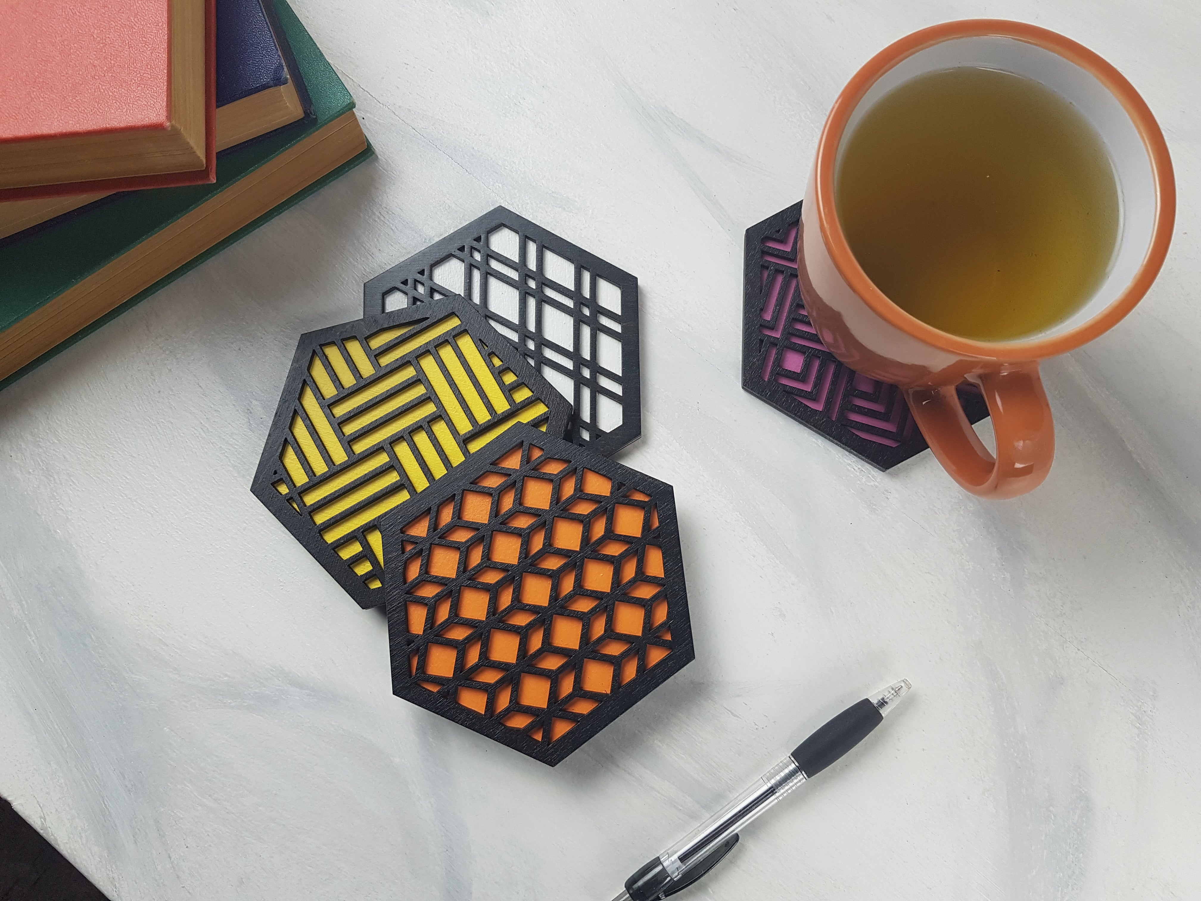 Set of Four Coasters