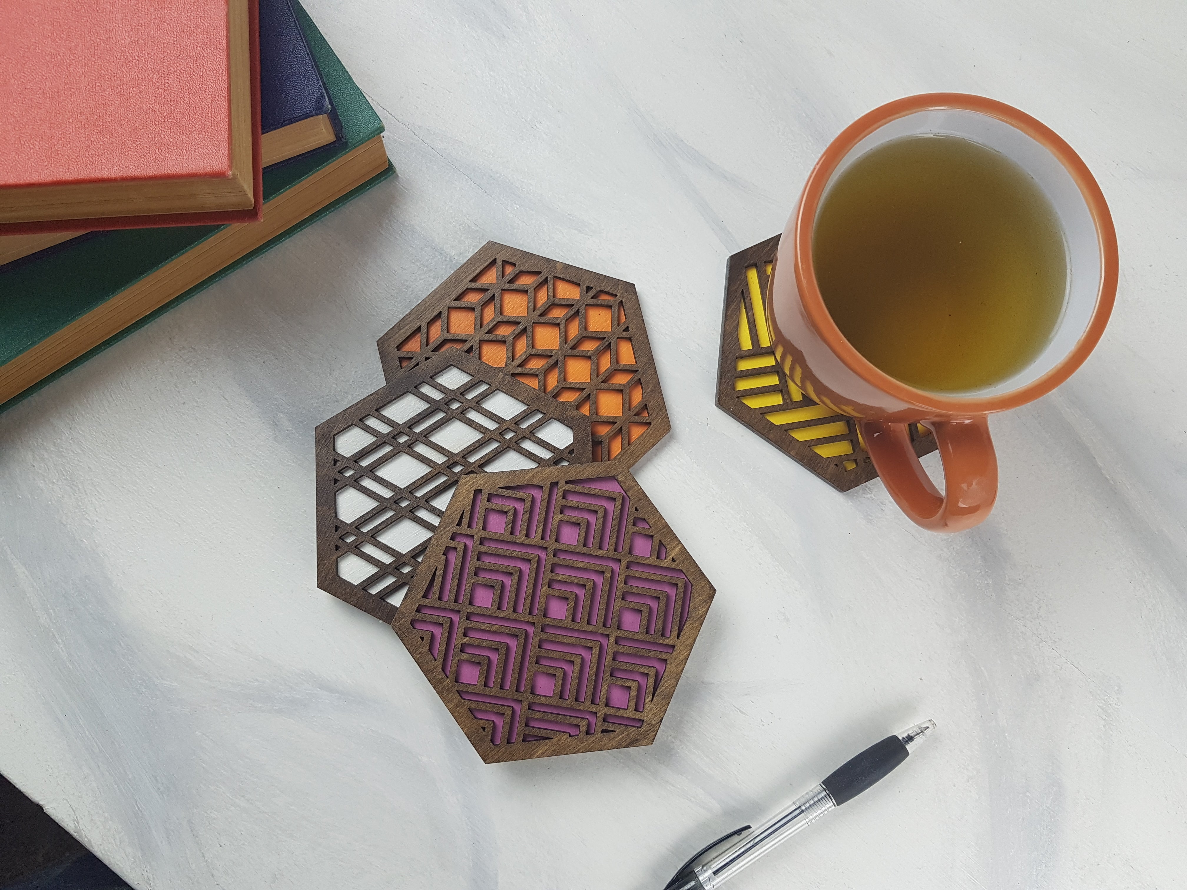 Set of Four Coasters
