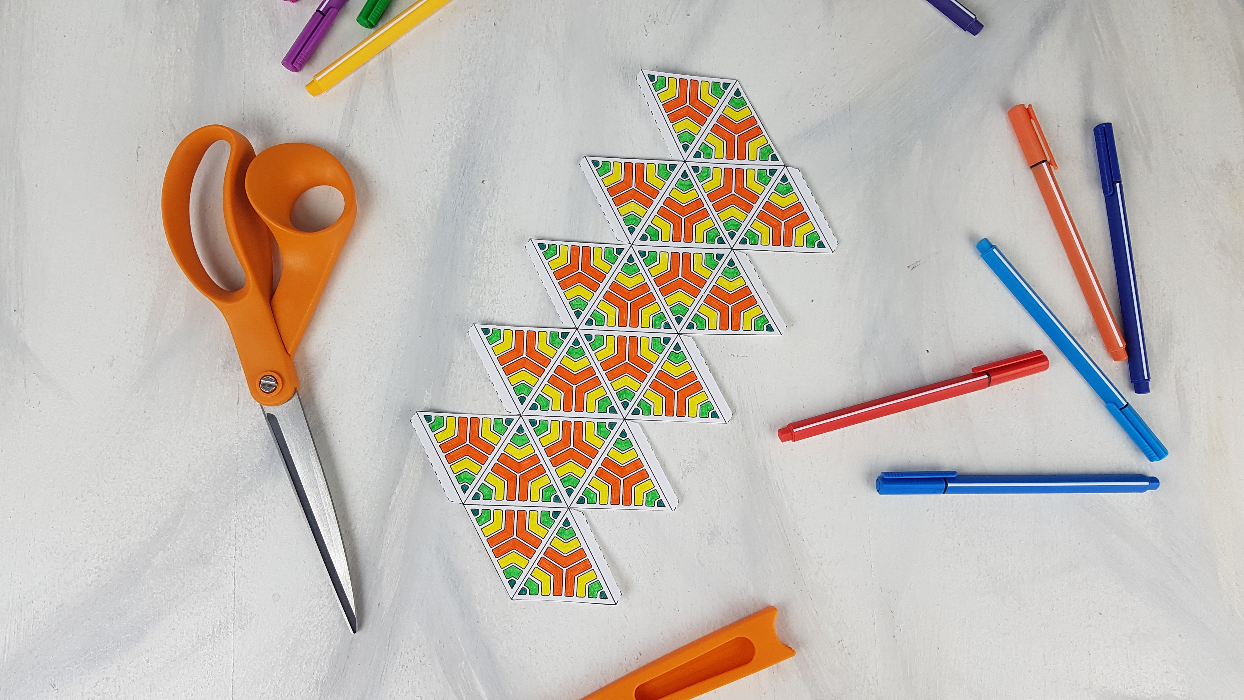 Triangular Harmony Printable