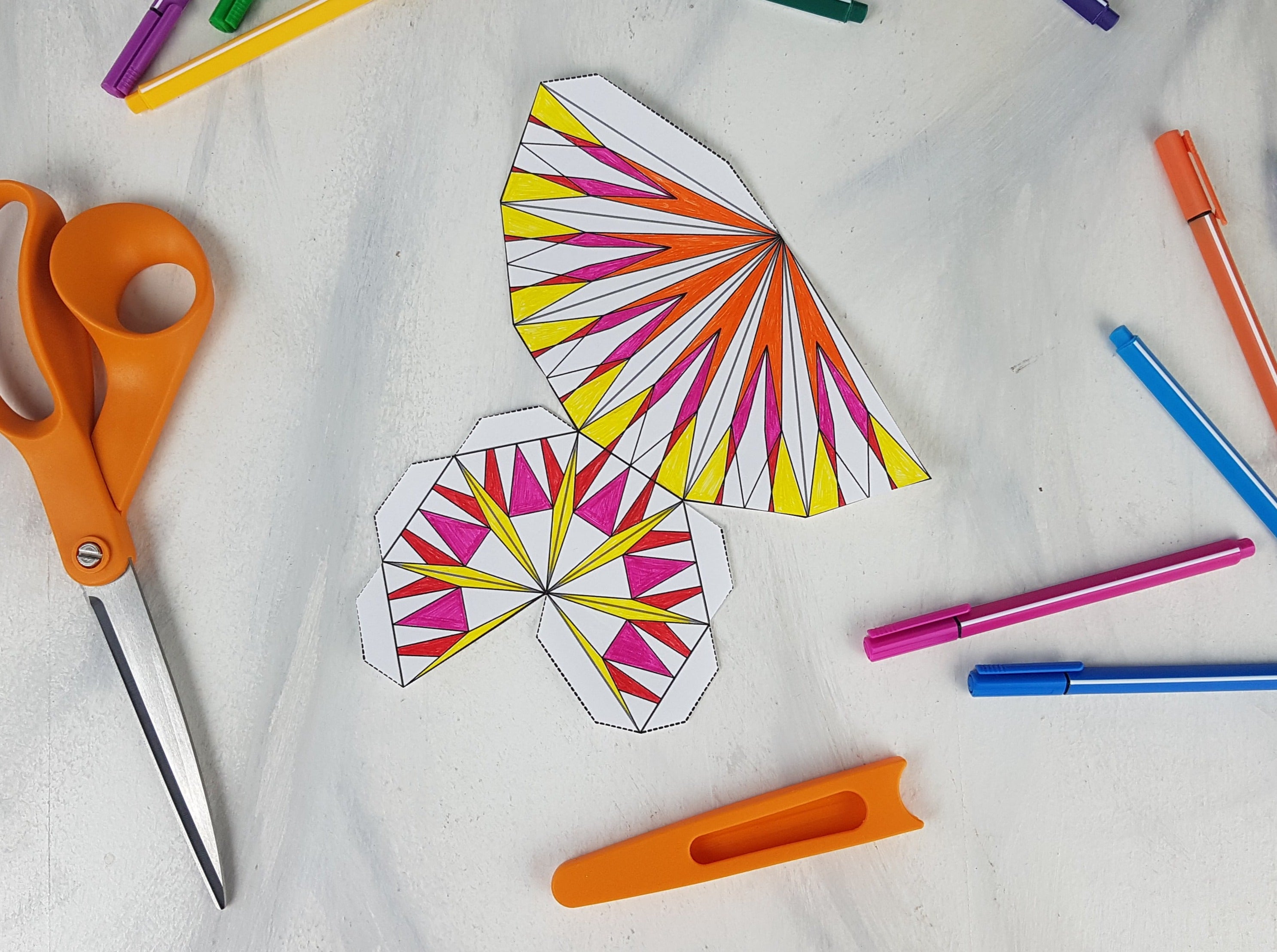 Geometric Diamond Printable