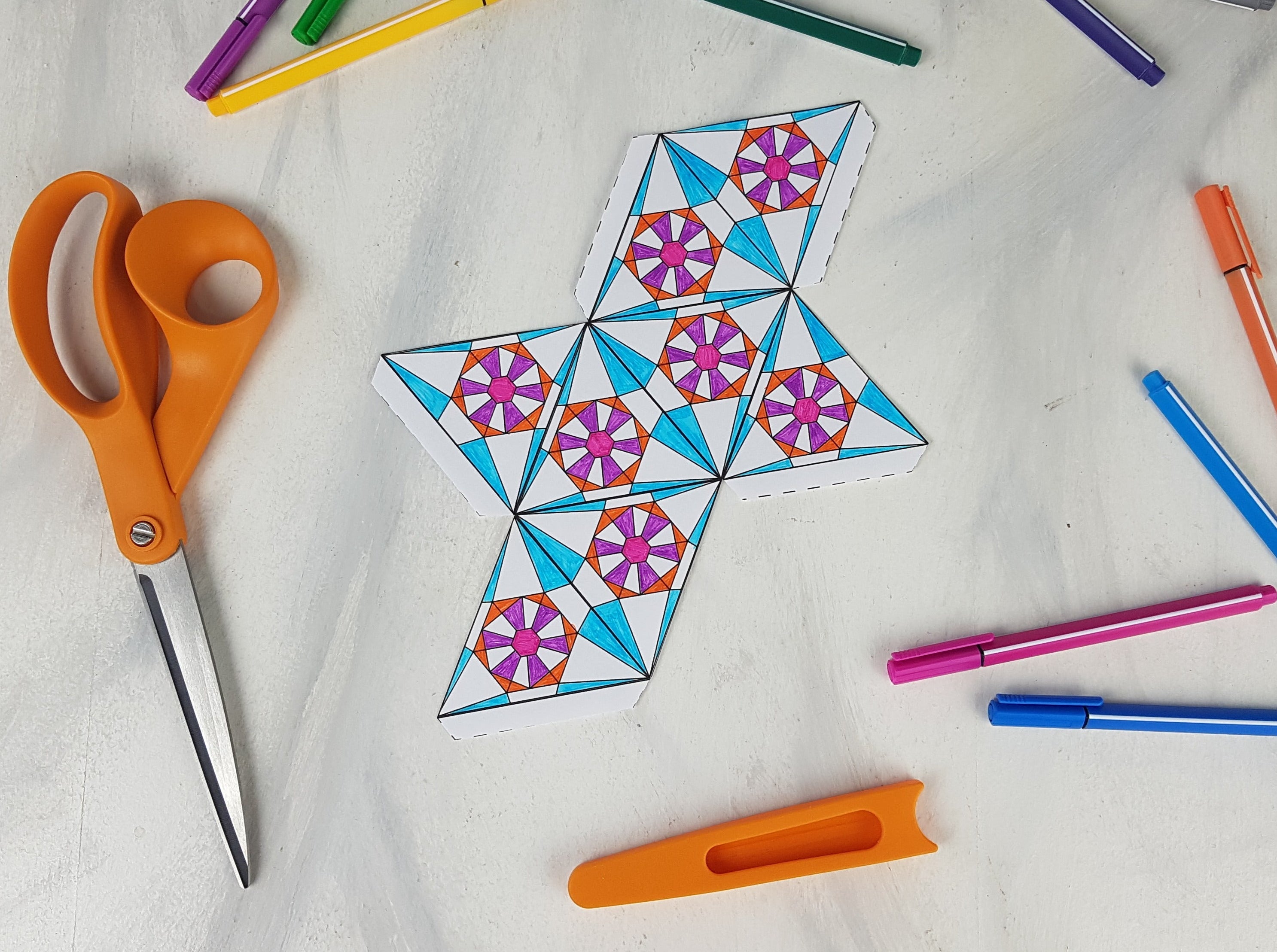 Geometric Triangle Printable