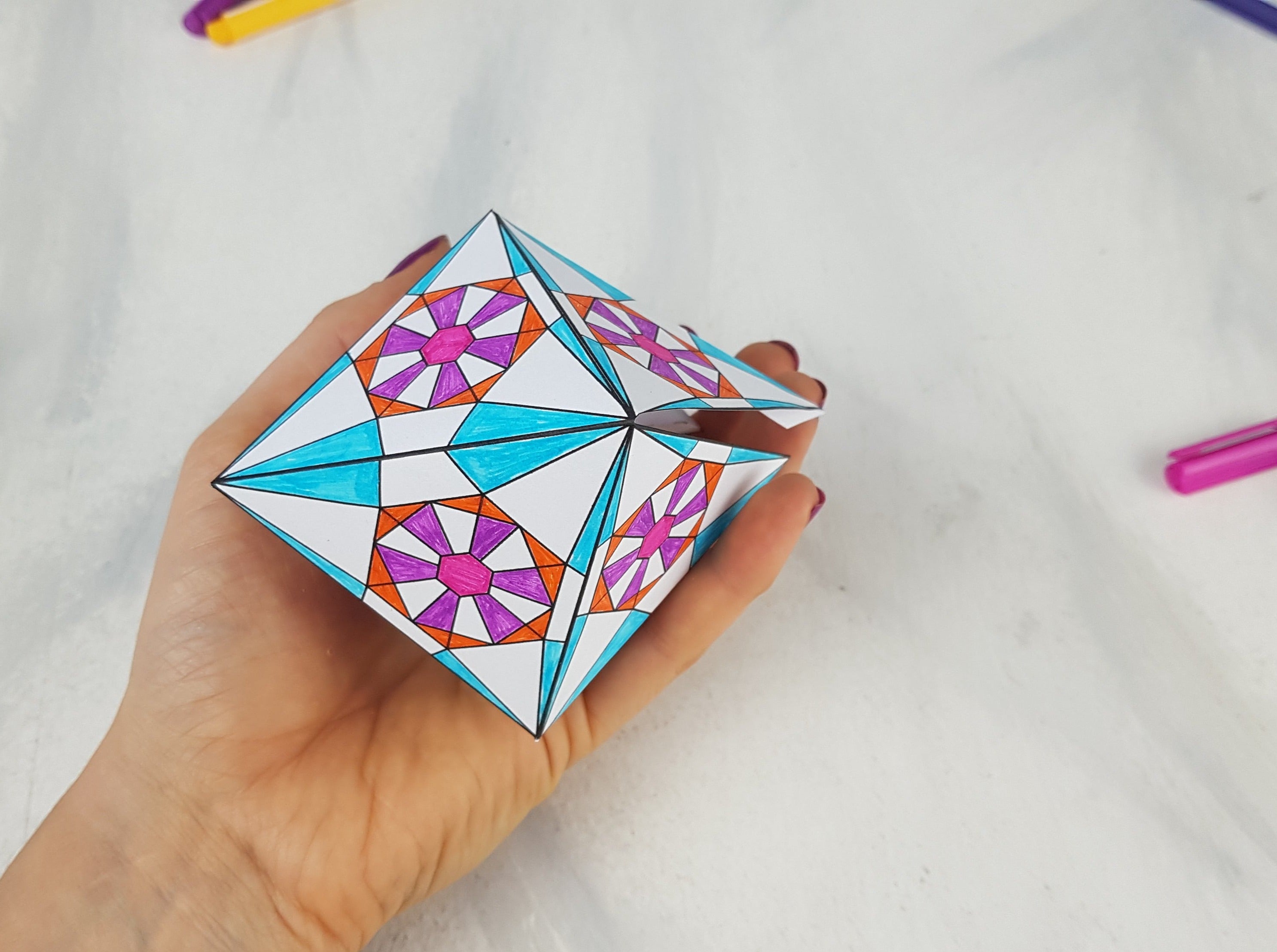 Geometric Triangle Printable