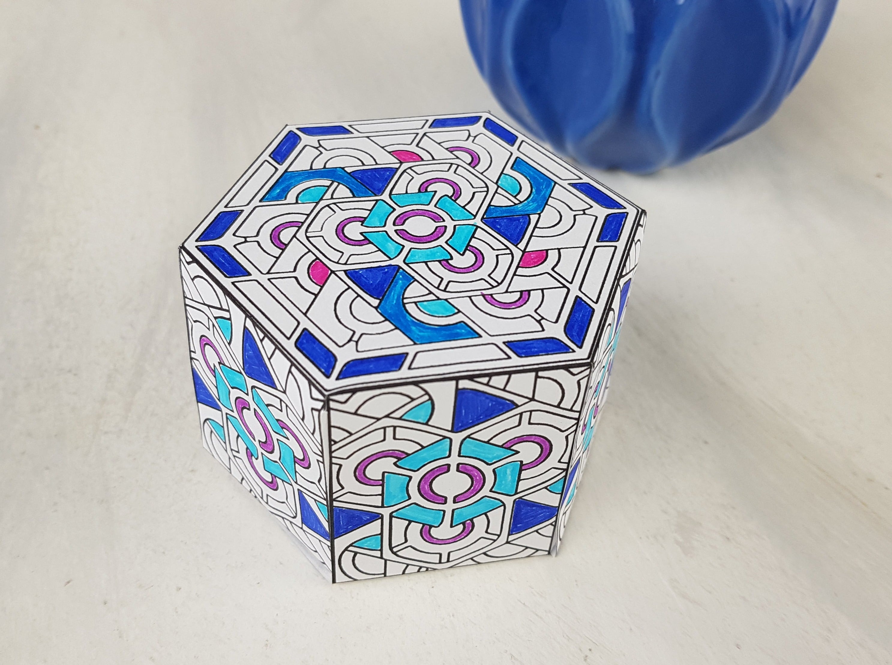 Geometric Hexagon Printable