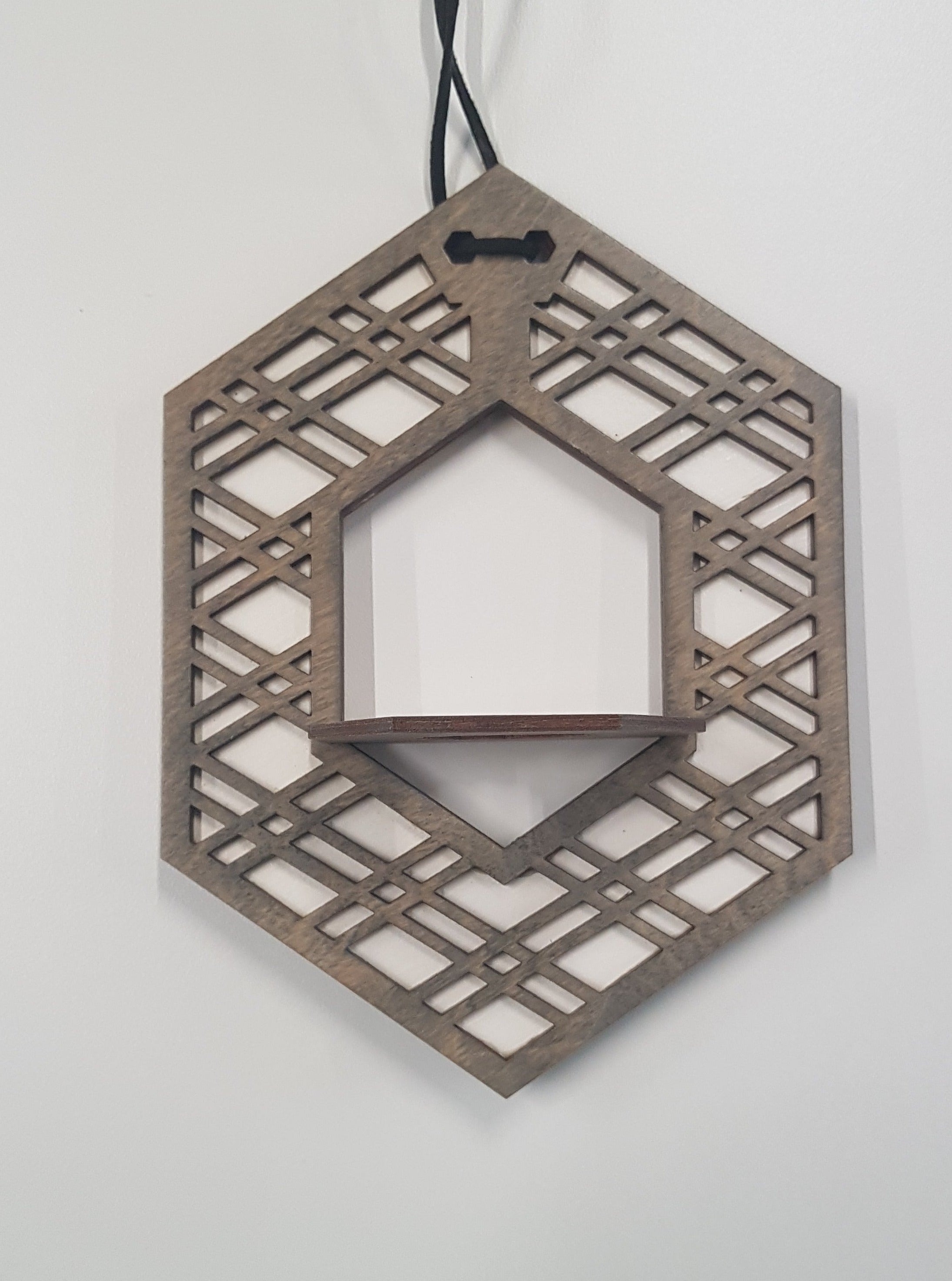 Mini Air Plant Hanger - Grey Stain