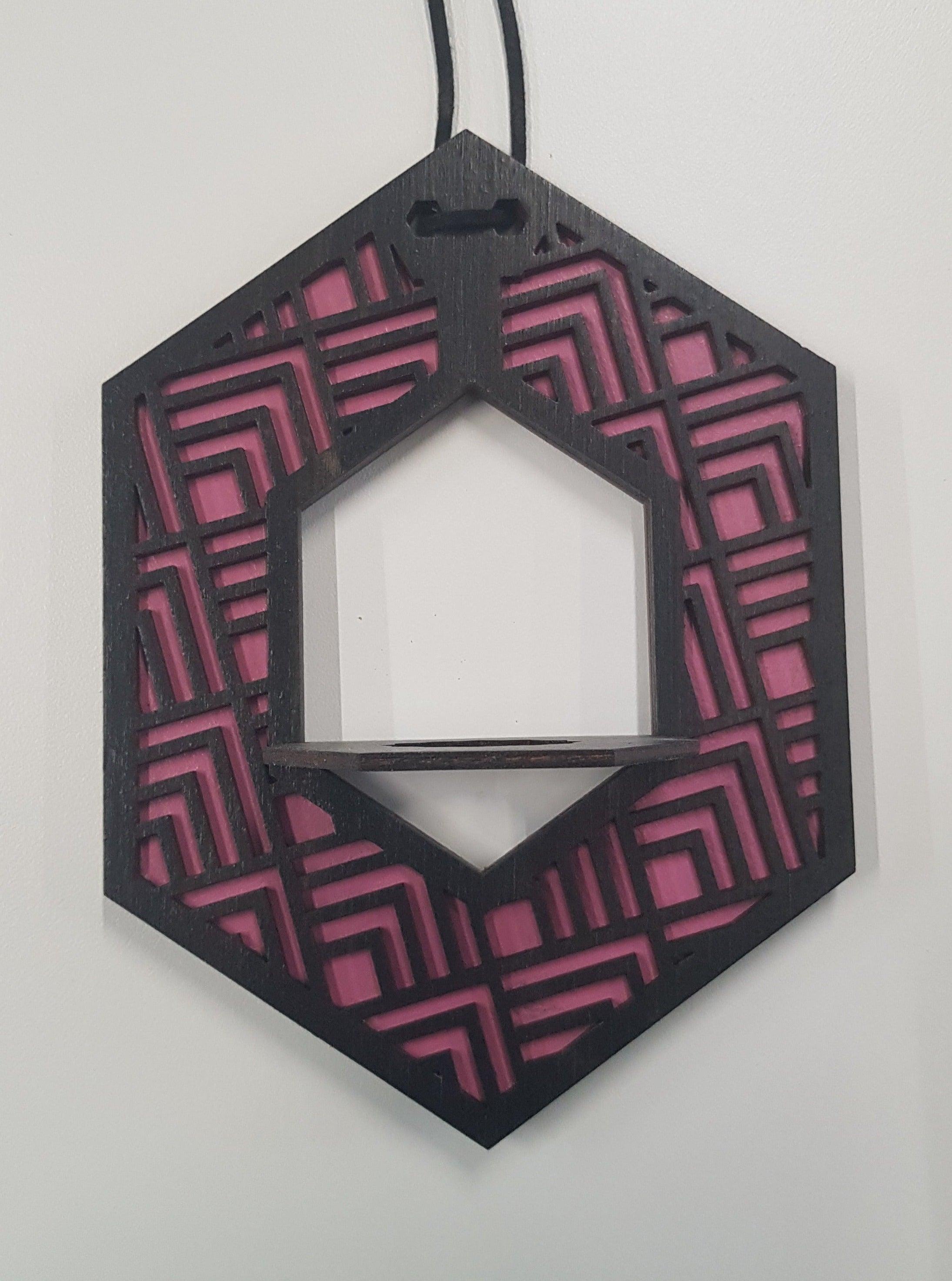 Mini Air Plant Hanger - Black Stain