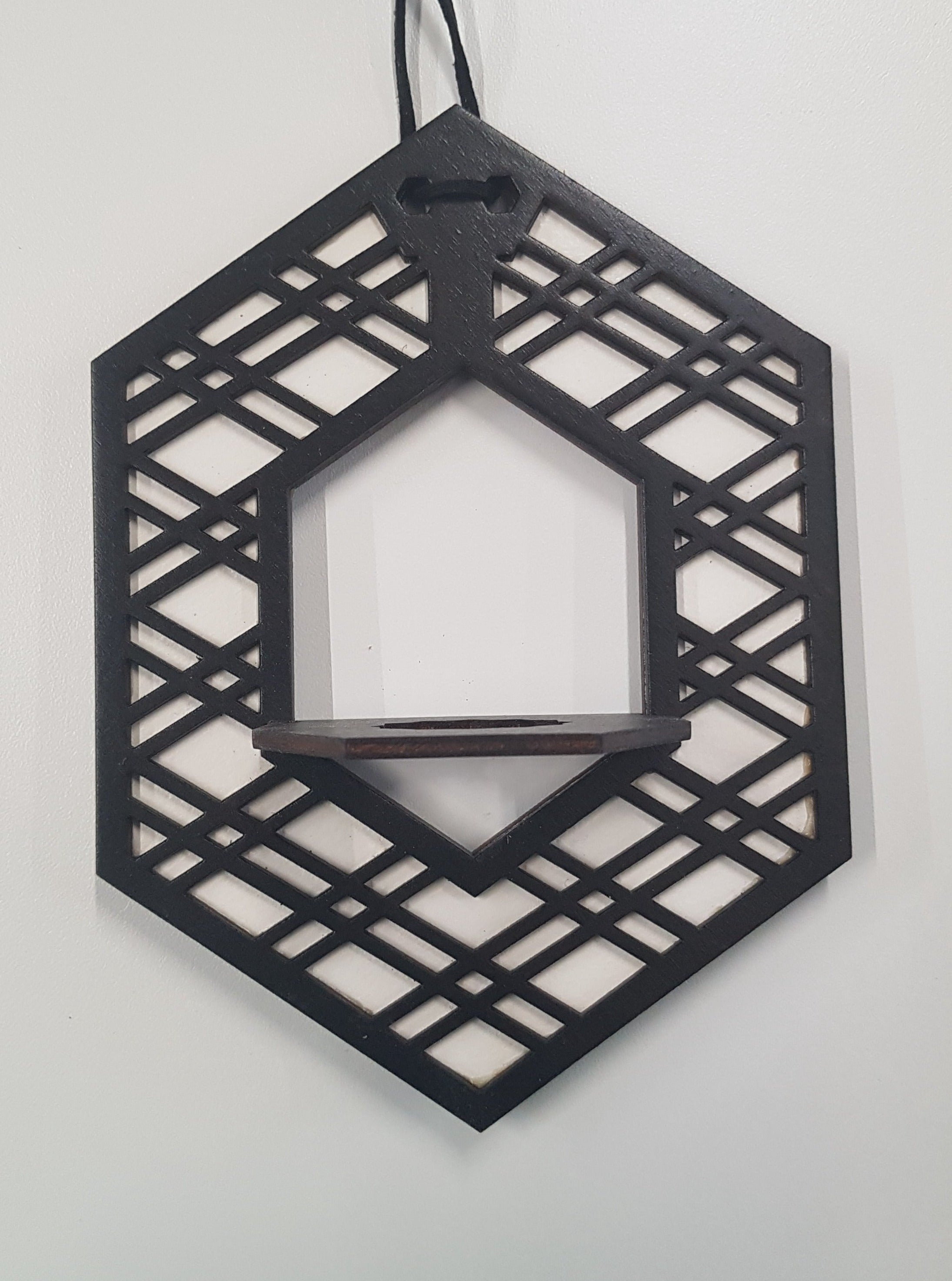 Mini Air Plant Hanger - Black Stain