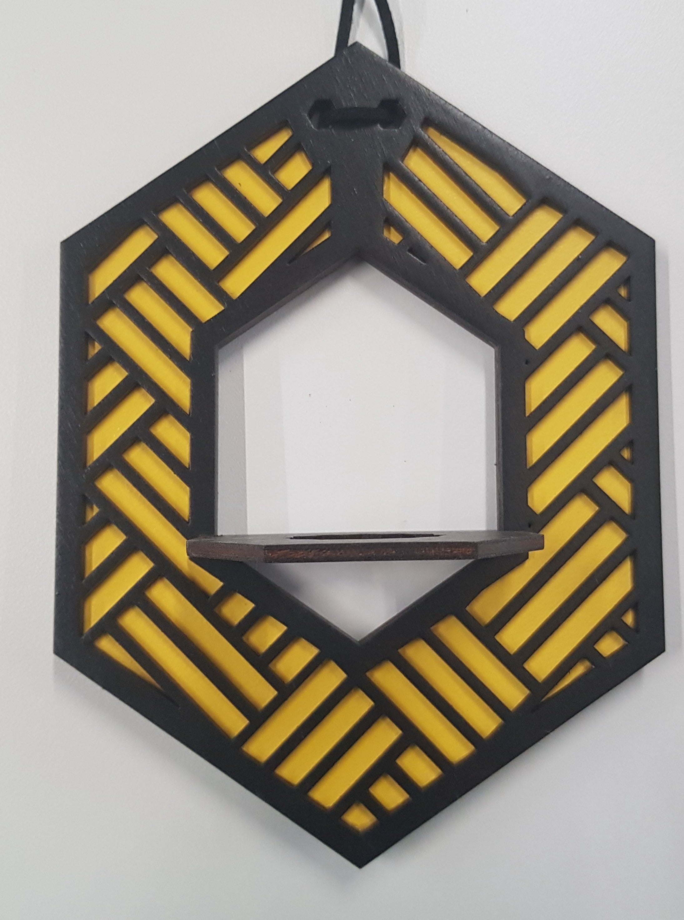 Mini Air Plant Hanger - Black Stain