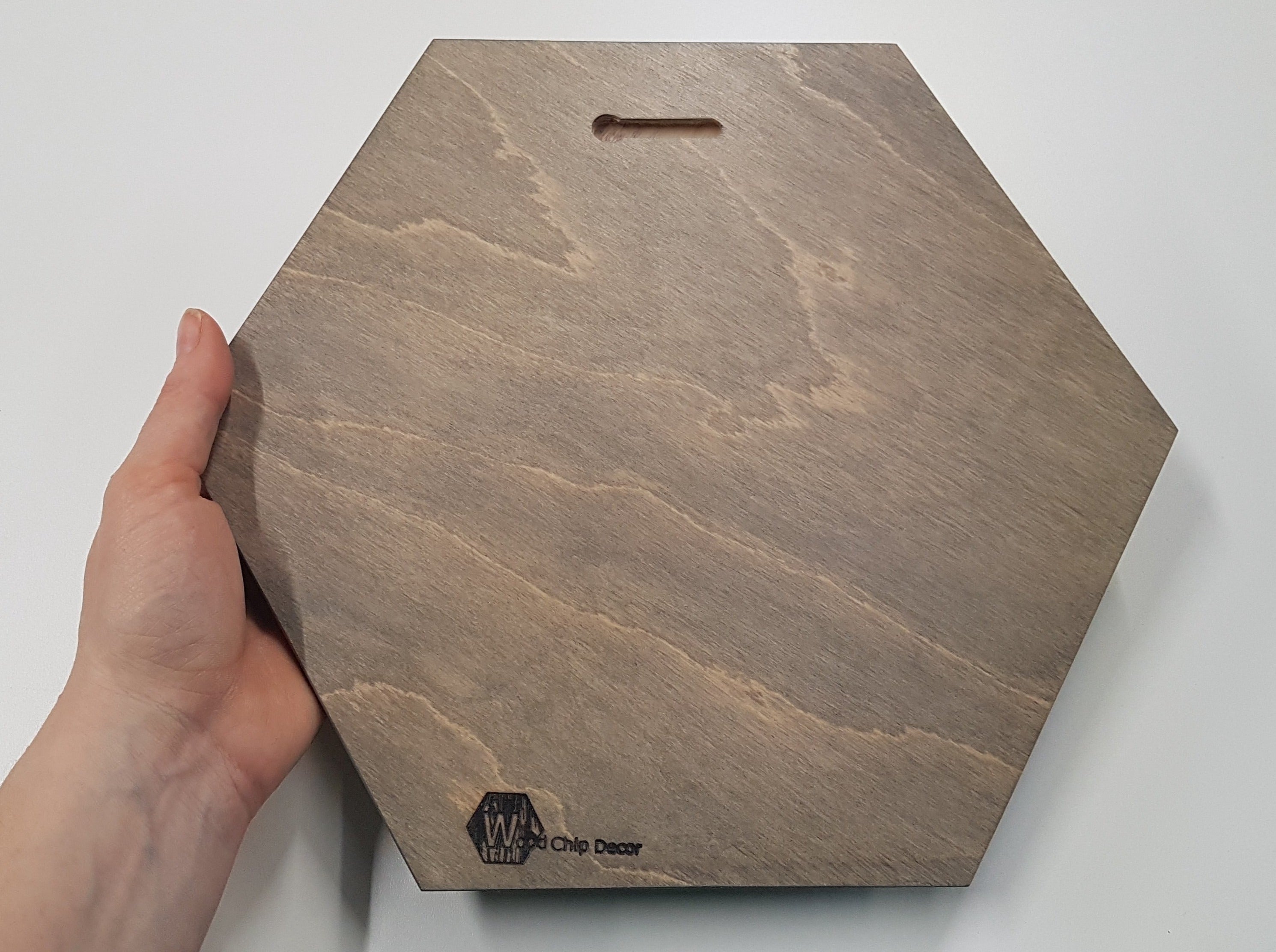 Wall Mounted Vase- Grey Stain