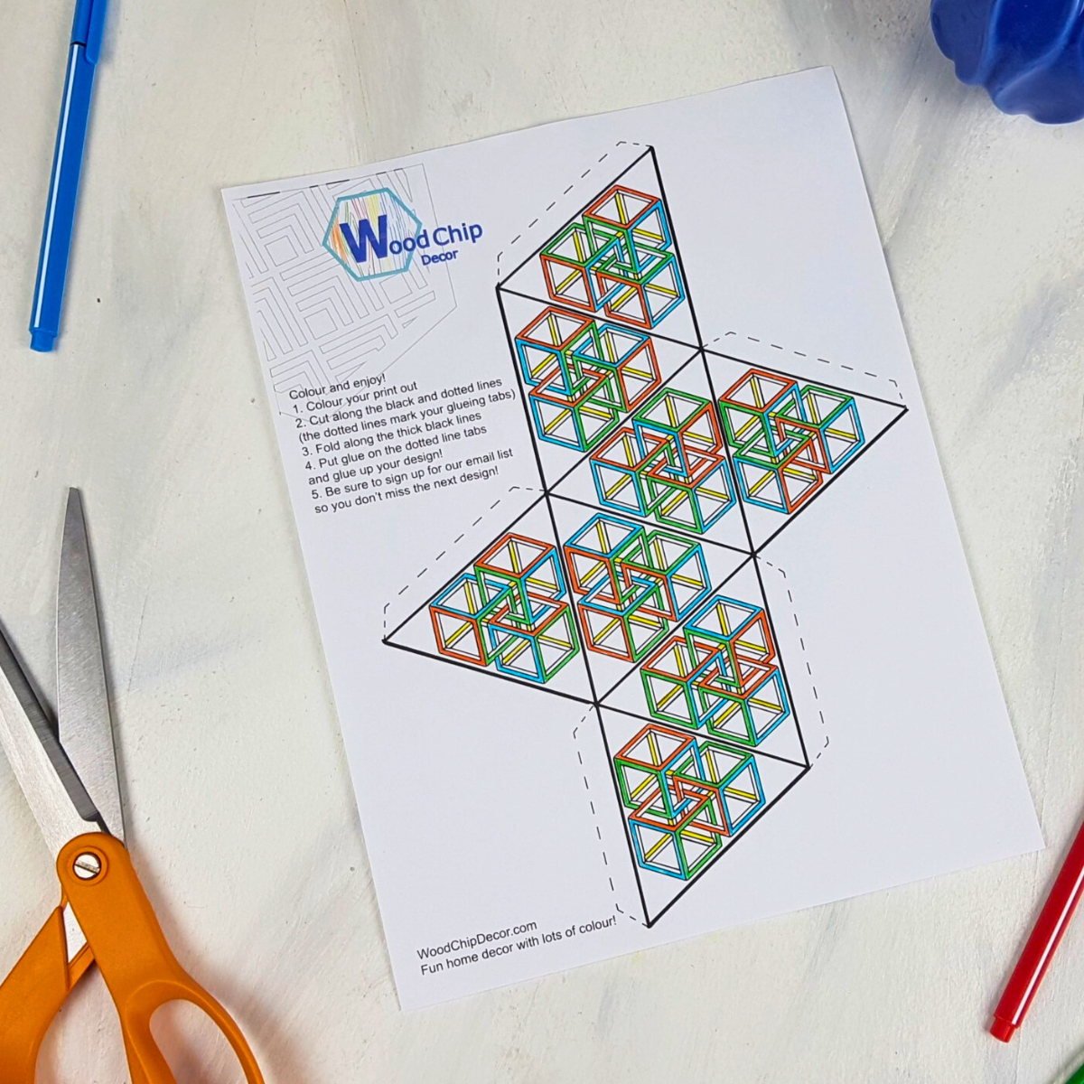 Triangle Infinity Printable