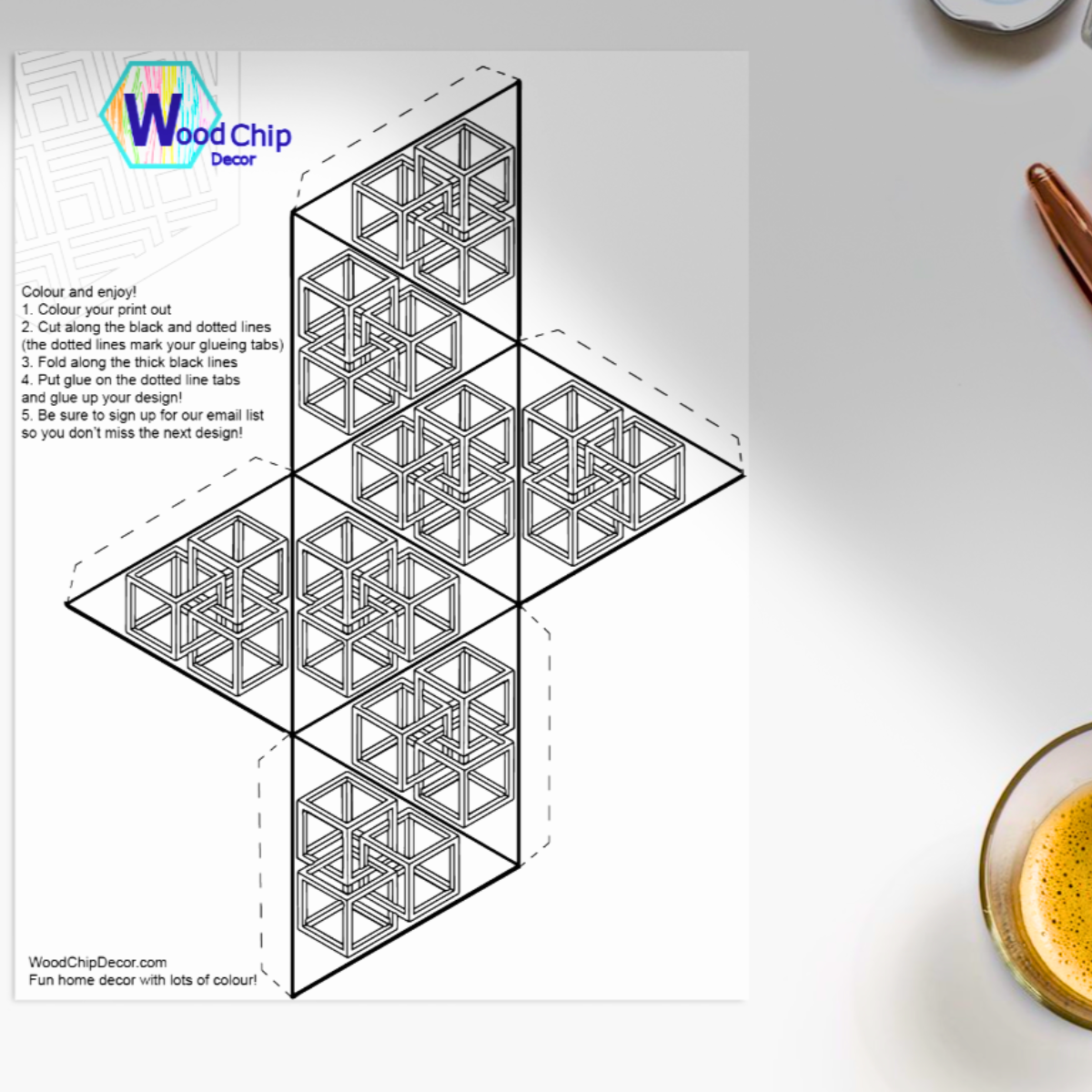 Triangle Infinity Printable