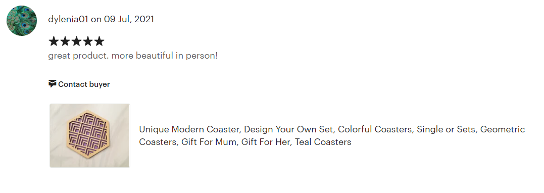 Customizable Coaster – Fresh Natural