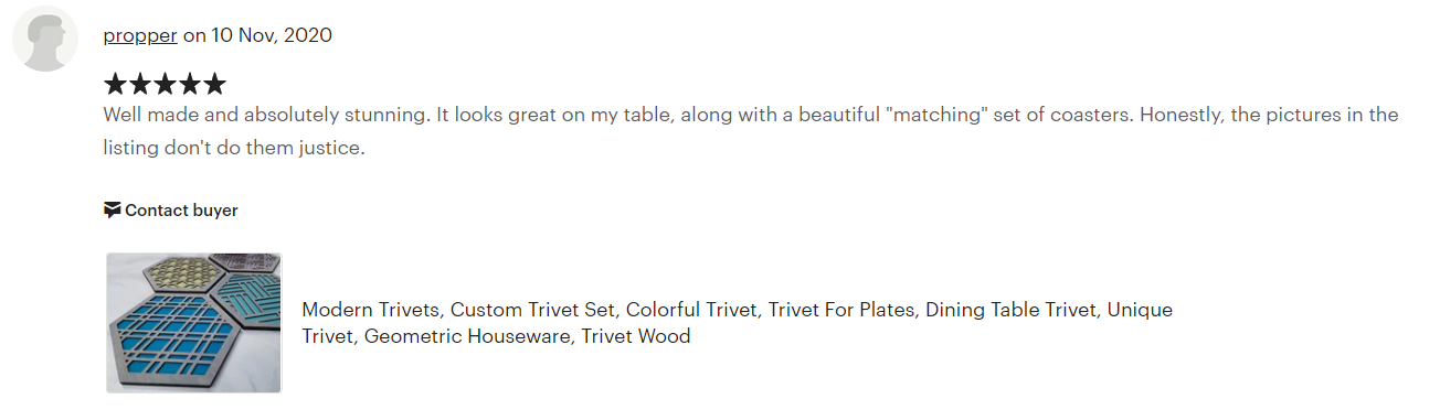 Design Your Own Trivets Grey