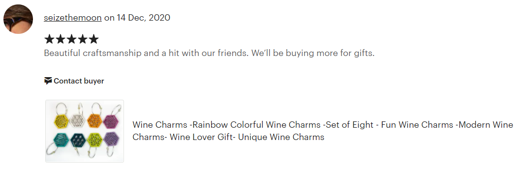 Wine Charms, Rainbow