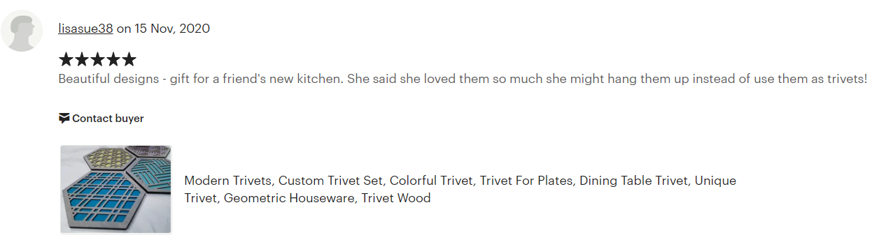 Design Your Own Trivets Grey