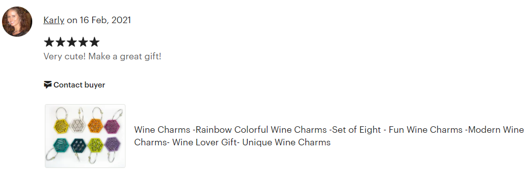 Wine Charms, Rainbow