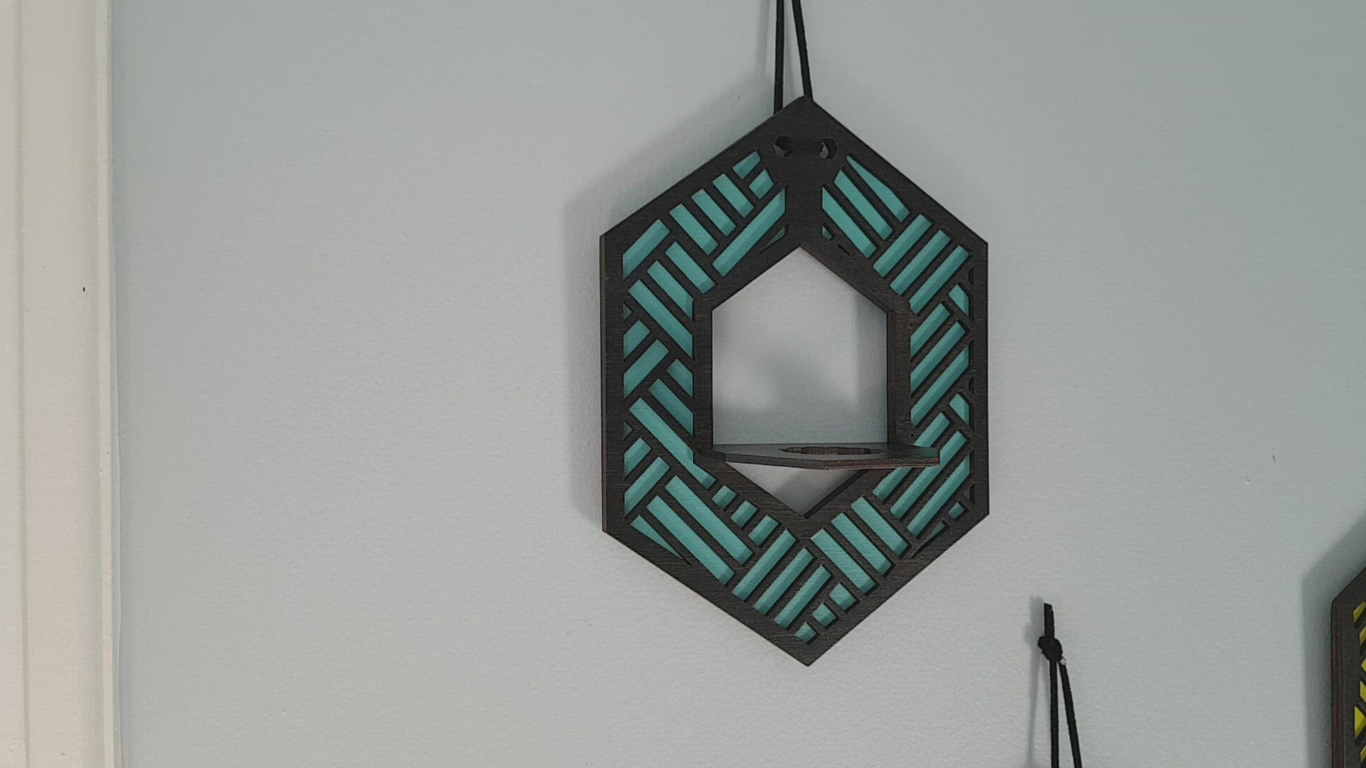 Mini Suspension pour Plantes Aériennes - Teinture Noire