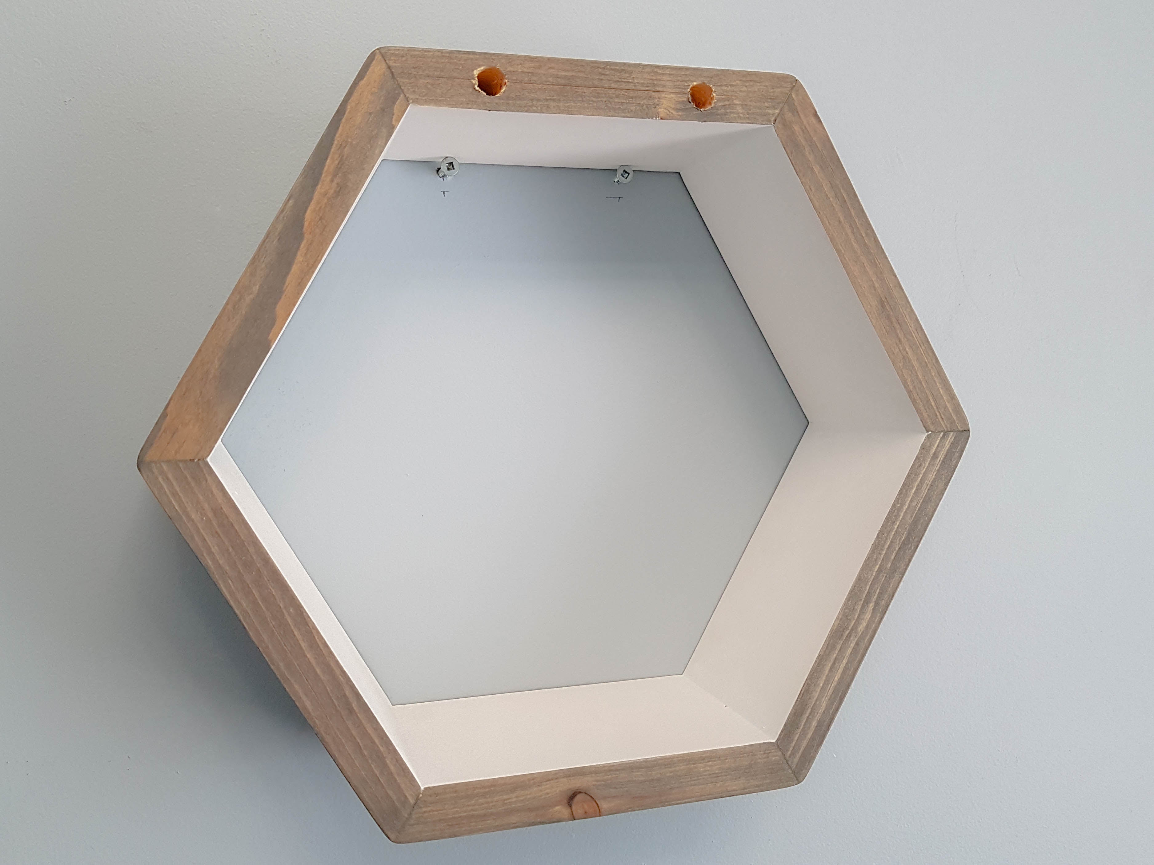 Hexagon Shelf Single 16", Honeycomb Shelf, Floating Shelves, Geometric Shelves,Modern Shelf, Hexagon Shelves, Living Room Shelves