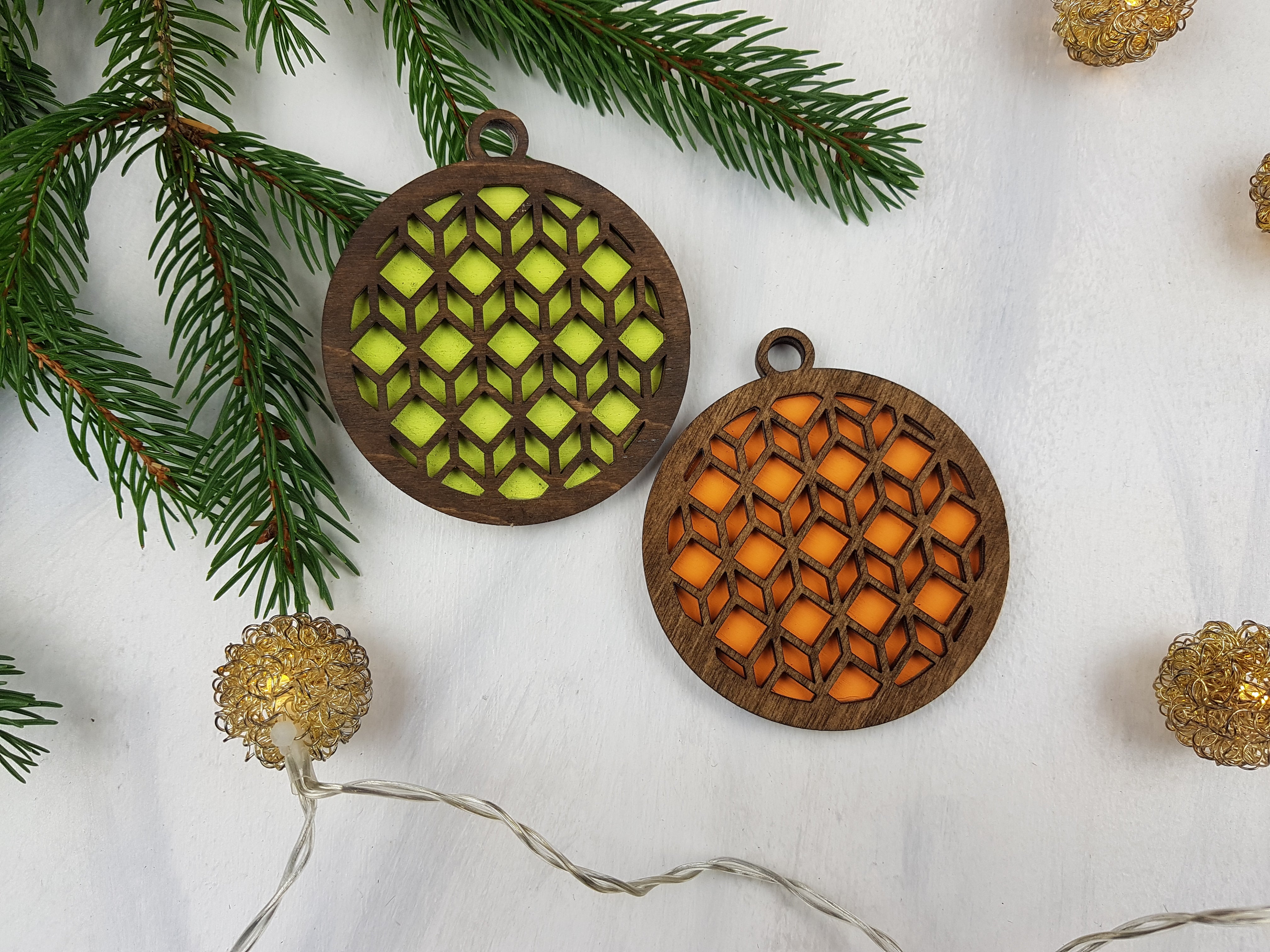 Unique Christmas Ornaments, Colorful Ornament, Candy Color Ornaments