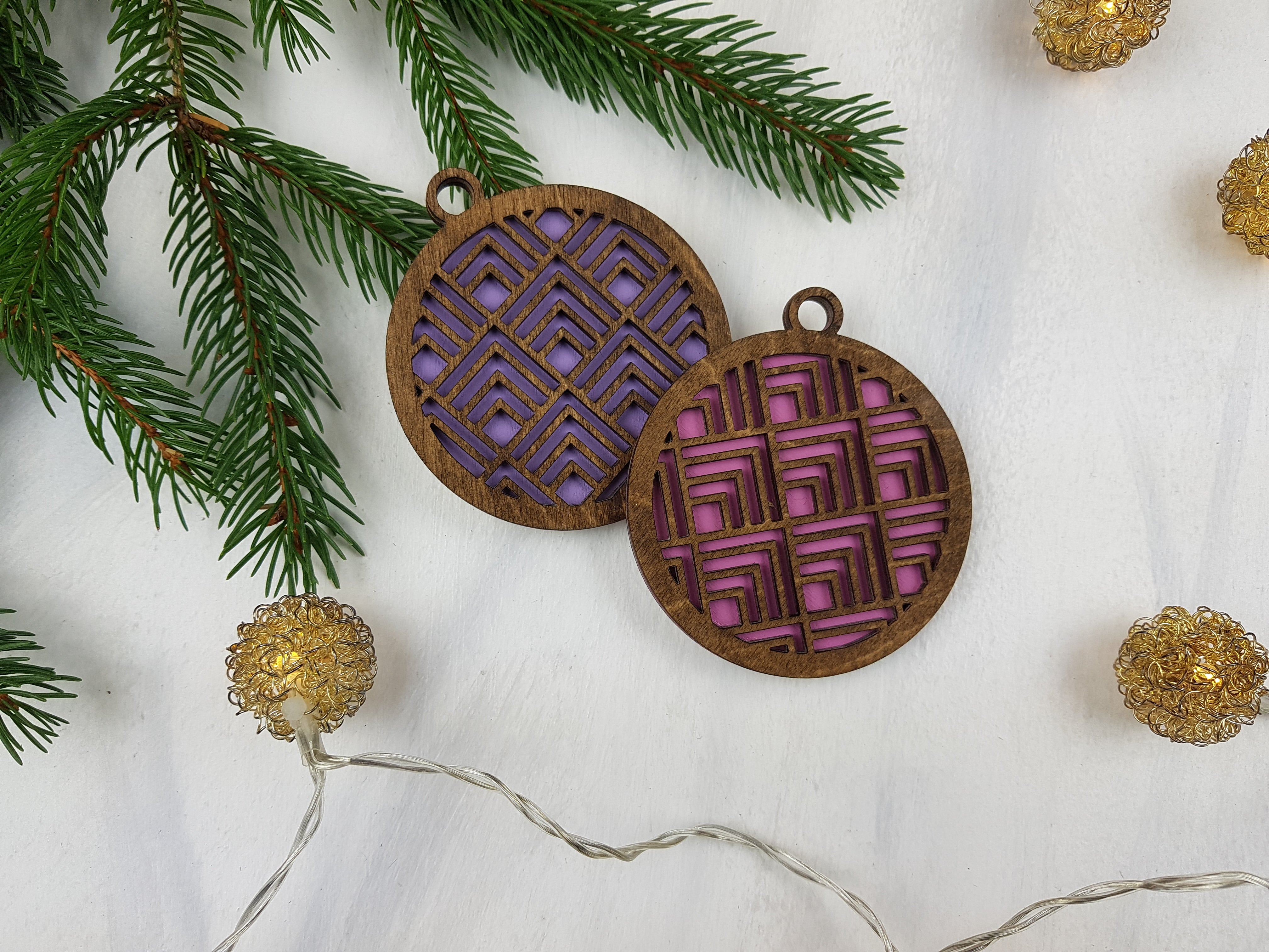 Unique Christmas Ornaments, Colorful Ornament, Candy Color Ornaments