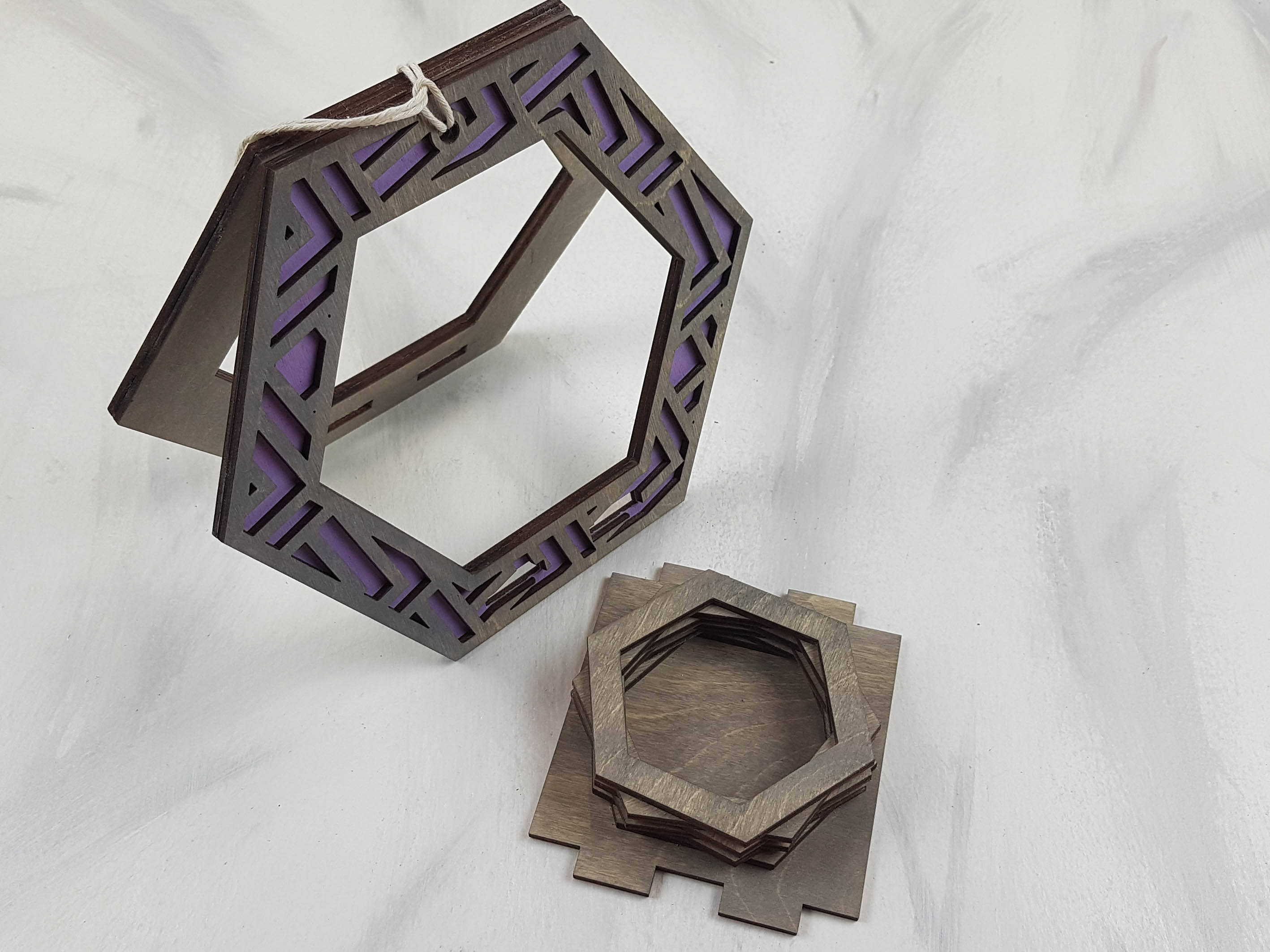 Suspension pour Plantes - Teinture Grise