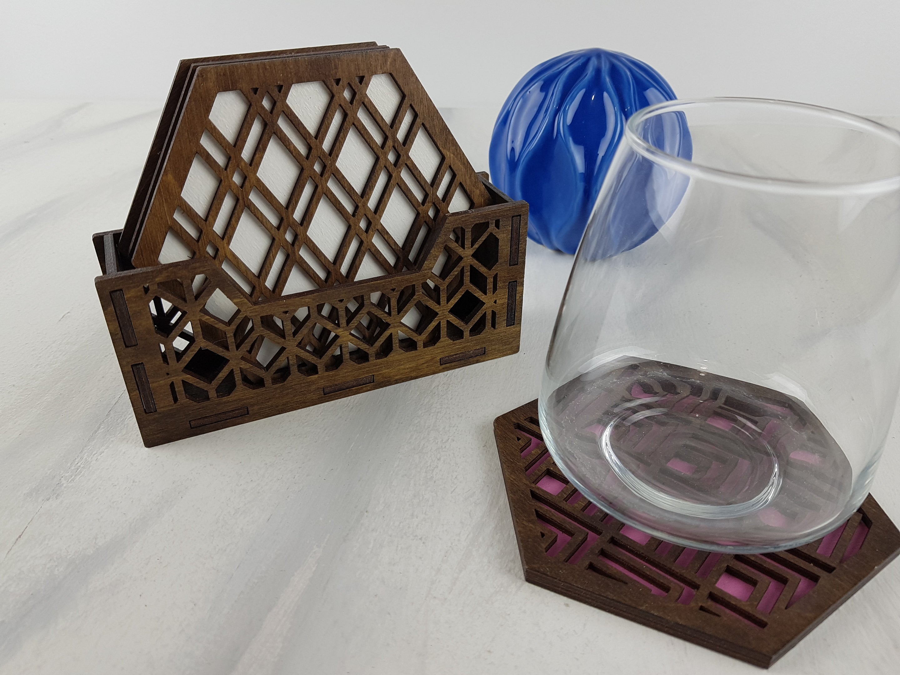 Coaster Holder for 4, 6 and 8 Coasters