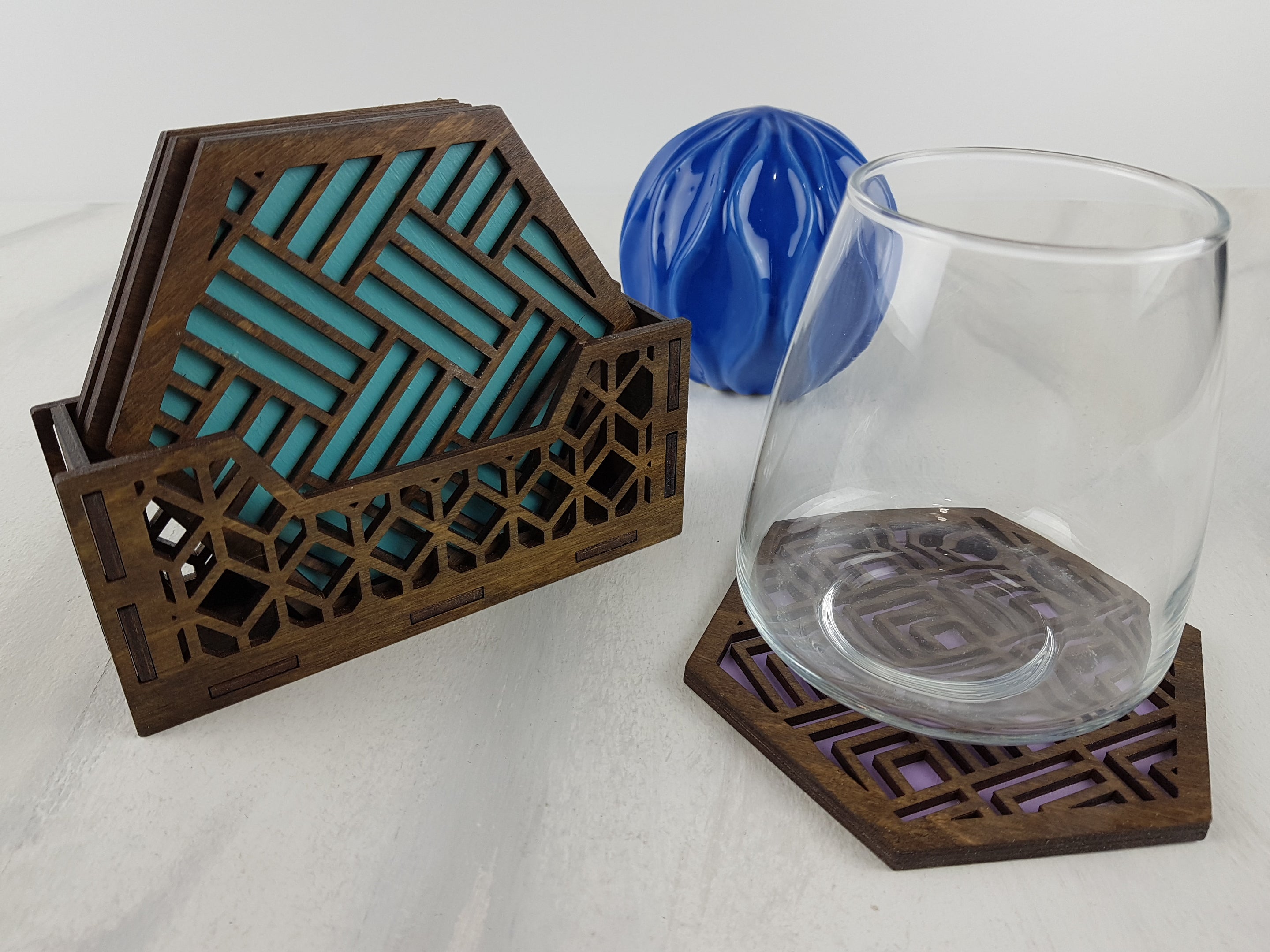 Coaster Holder for 4, 6 and 8 Coasters