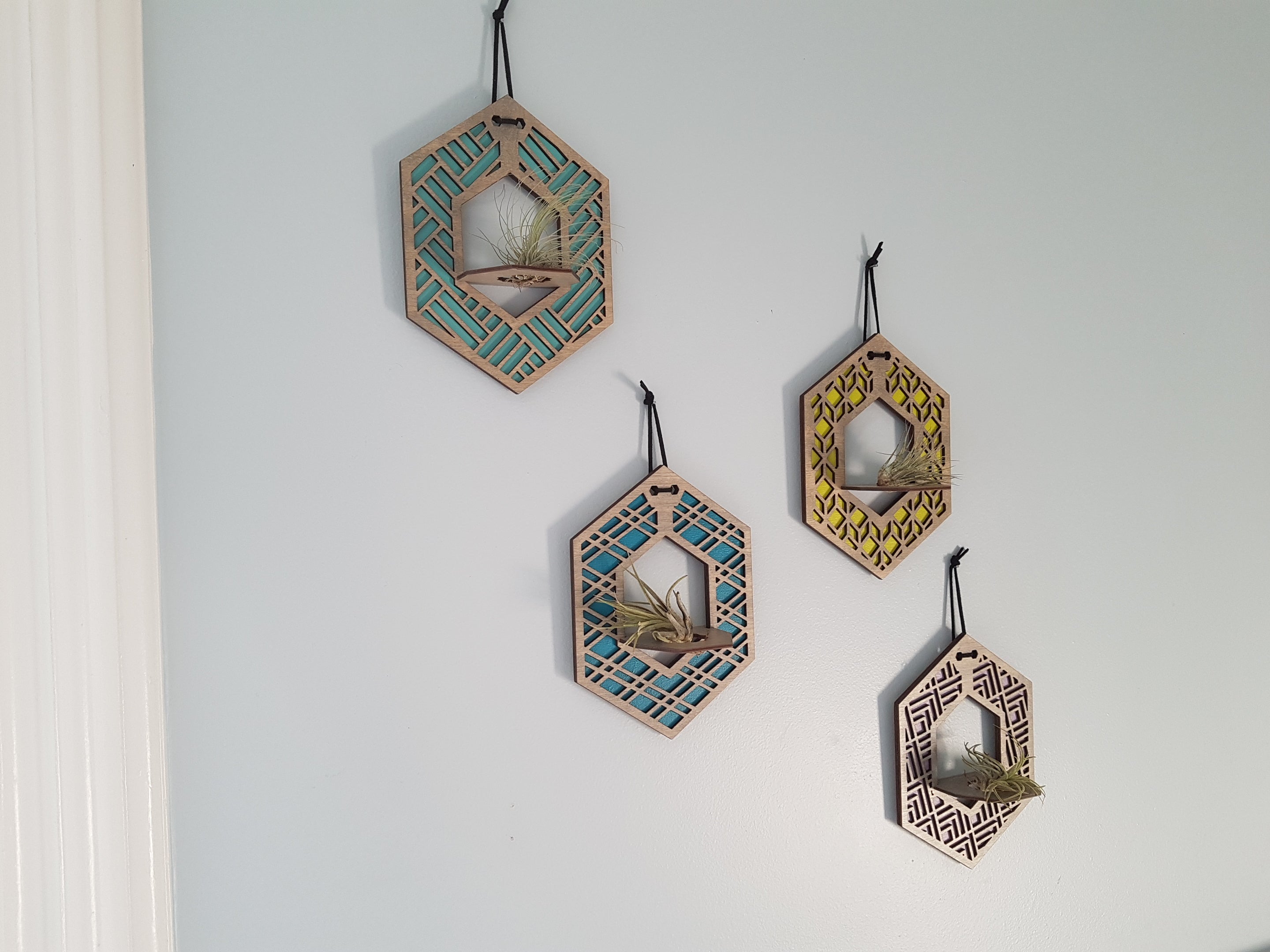 Mini Air Plant Hanger - Grey Stain