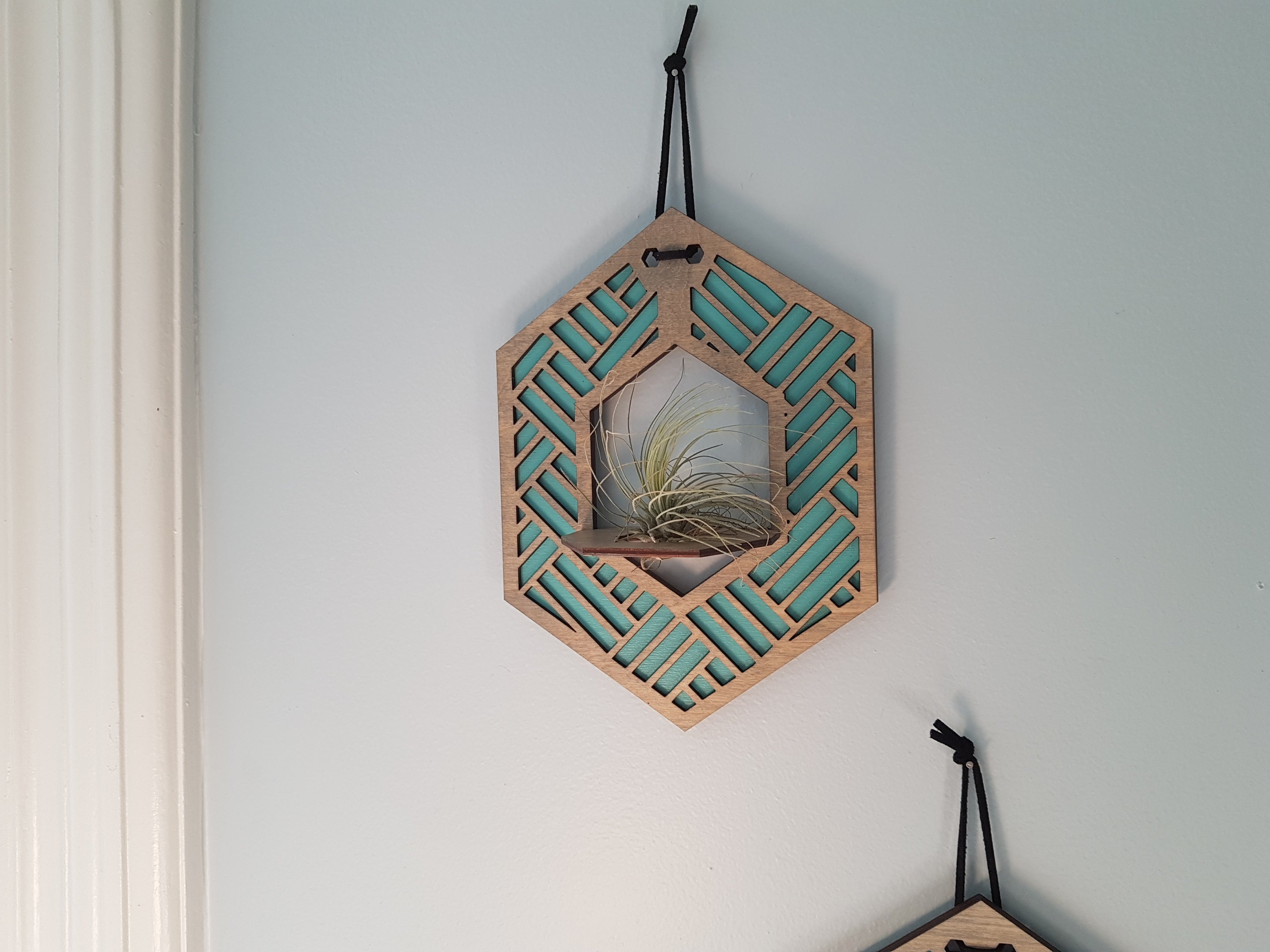 Mini Air Plant Hanger - Grey Stain