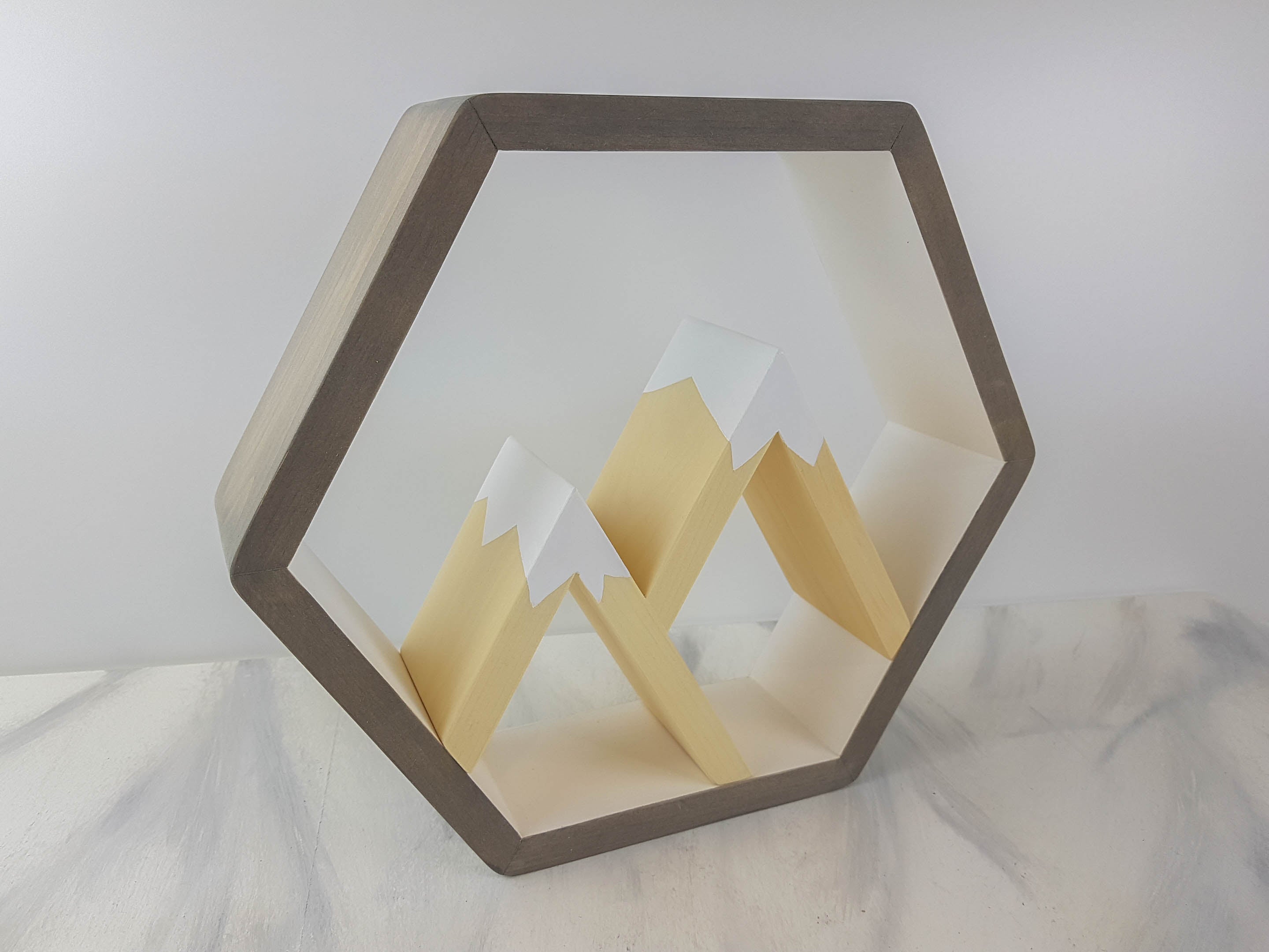 Ajoutez une mini-montagne pour les étagères hexagonales