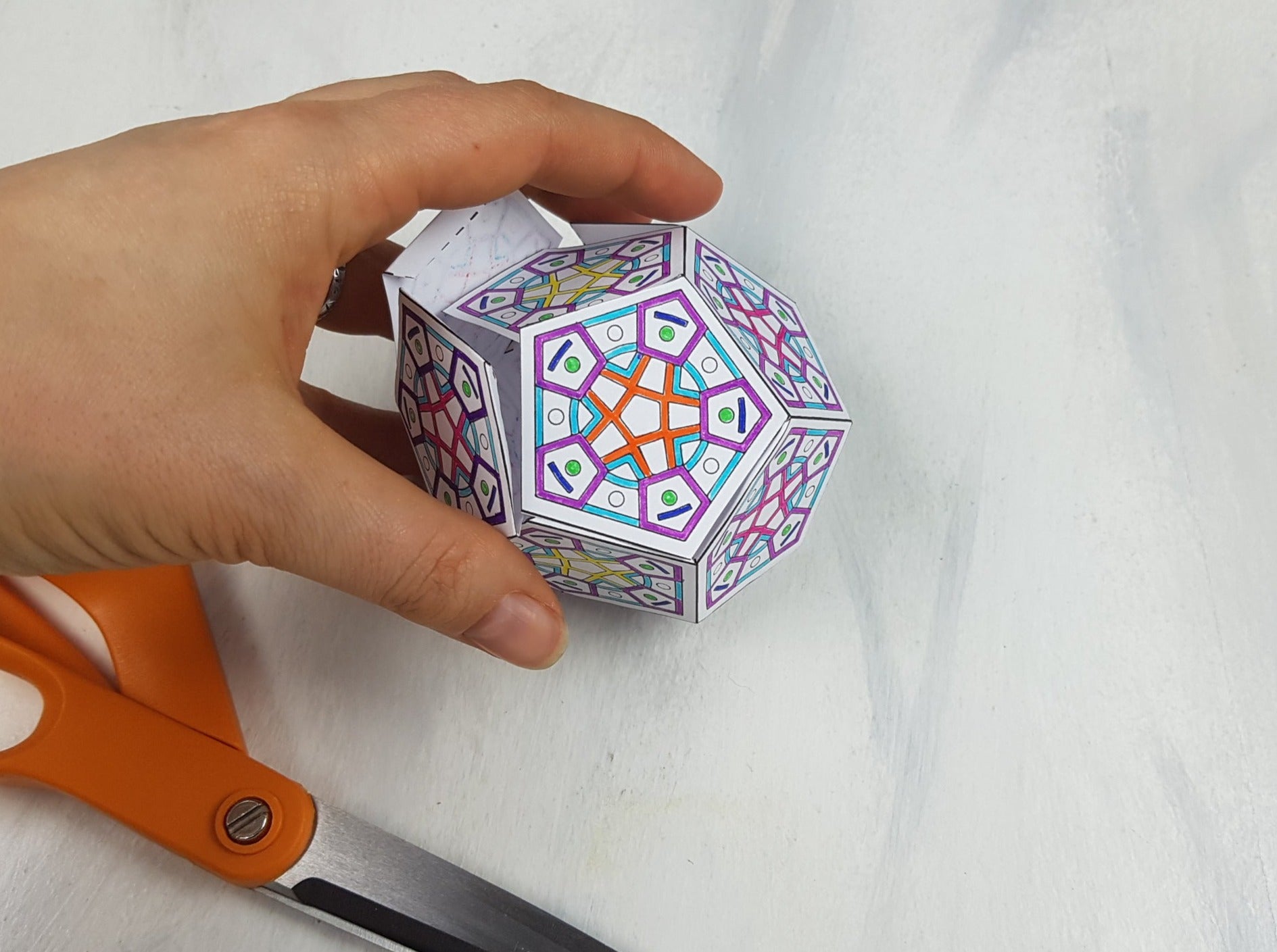 Hexagonal Stars Printable