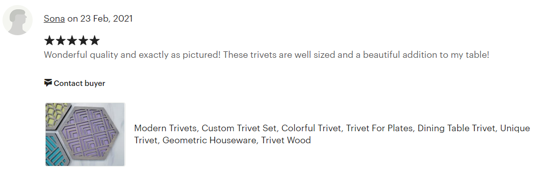 Design Your Own Trivets Grey