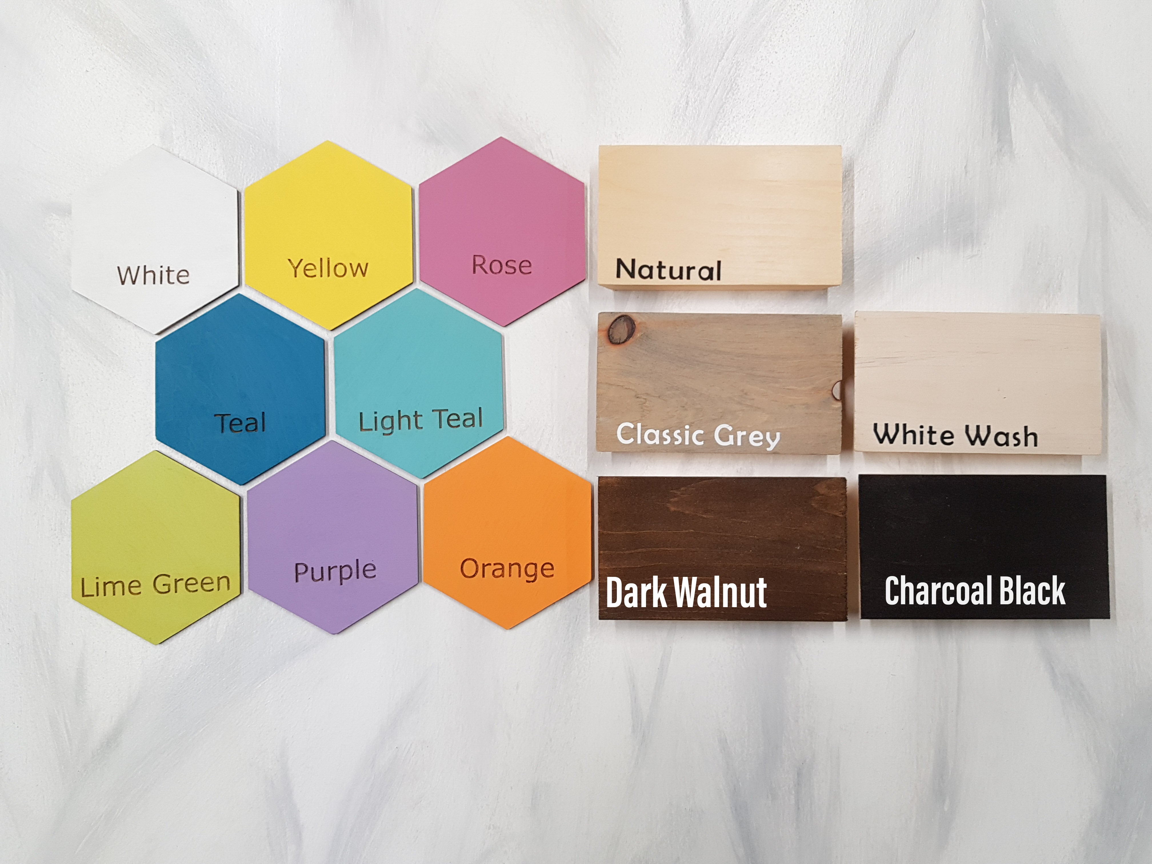 Hexagon Wall Shelves 14" Single Shelf Listing