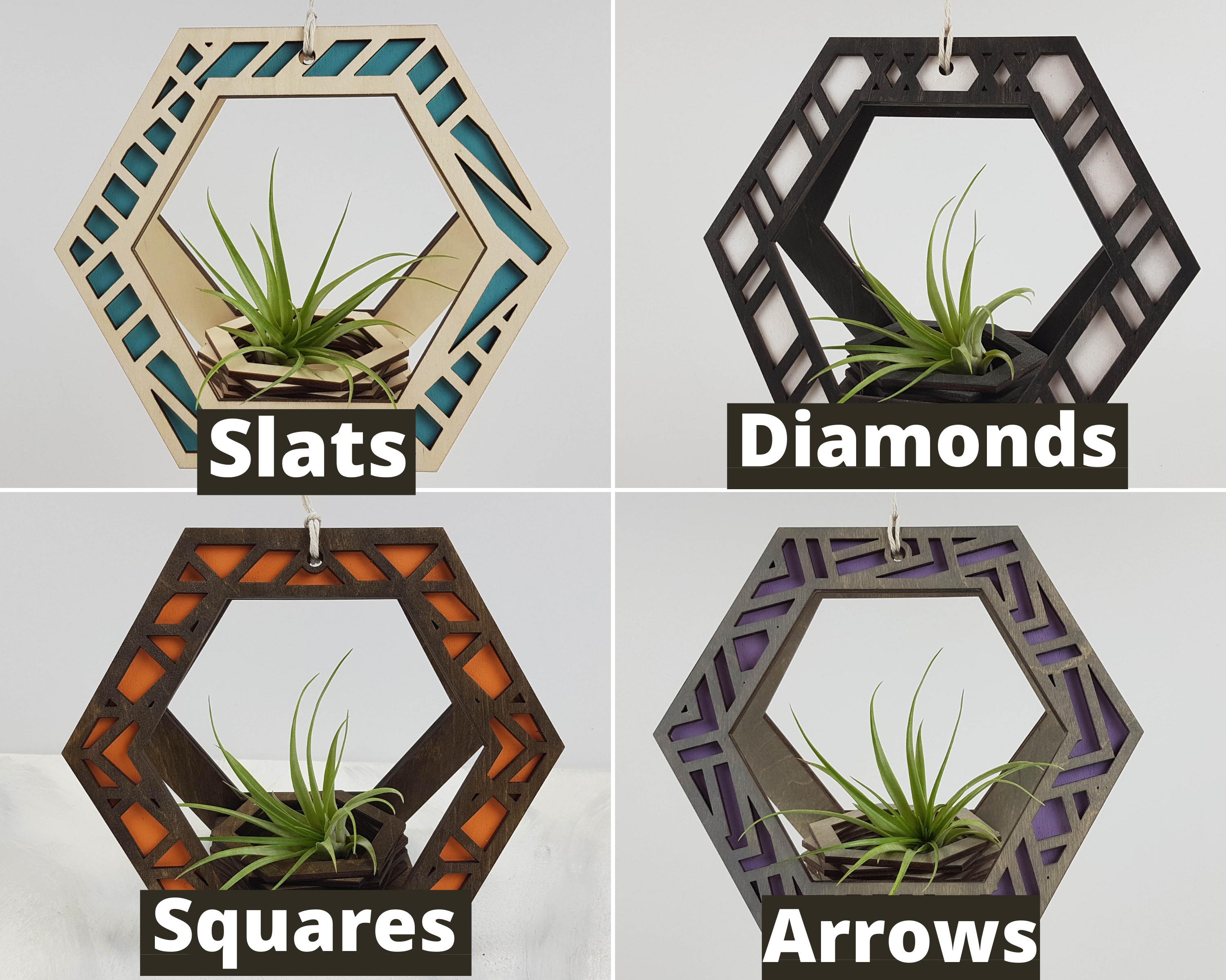 Plant Hanger - Black Stain