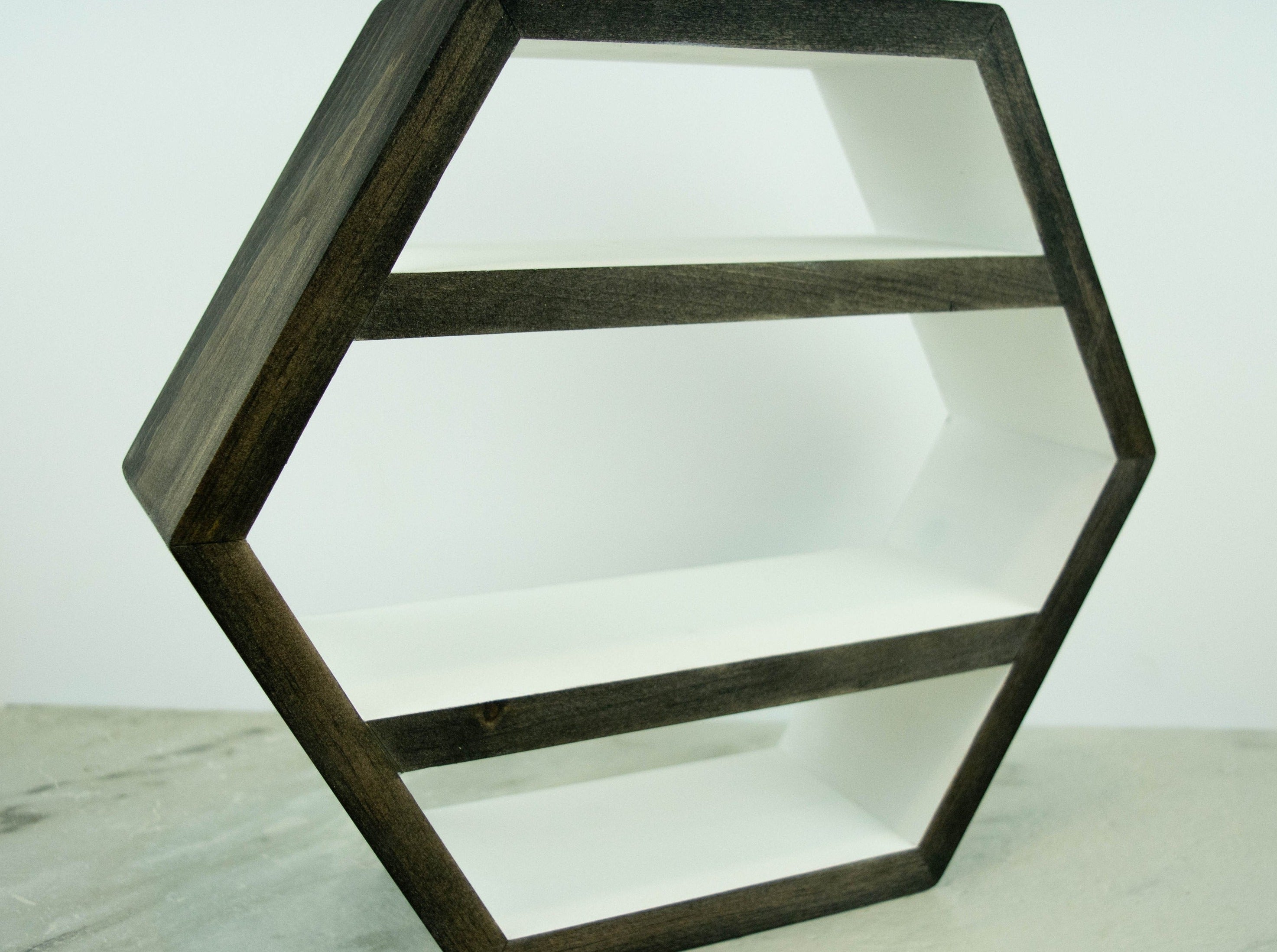 Hexagon Shelf add-on, Add an interior shelf to any shelf order form our shop