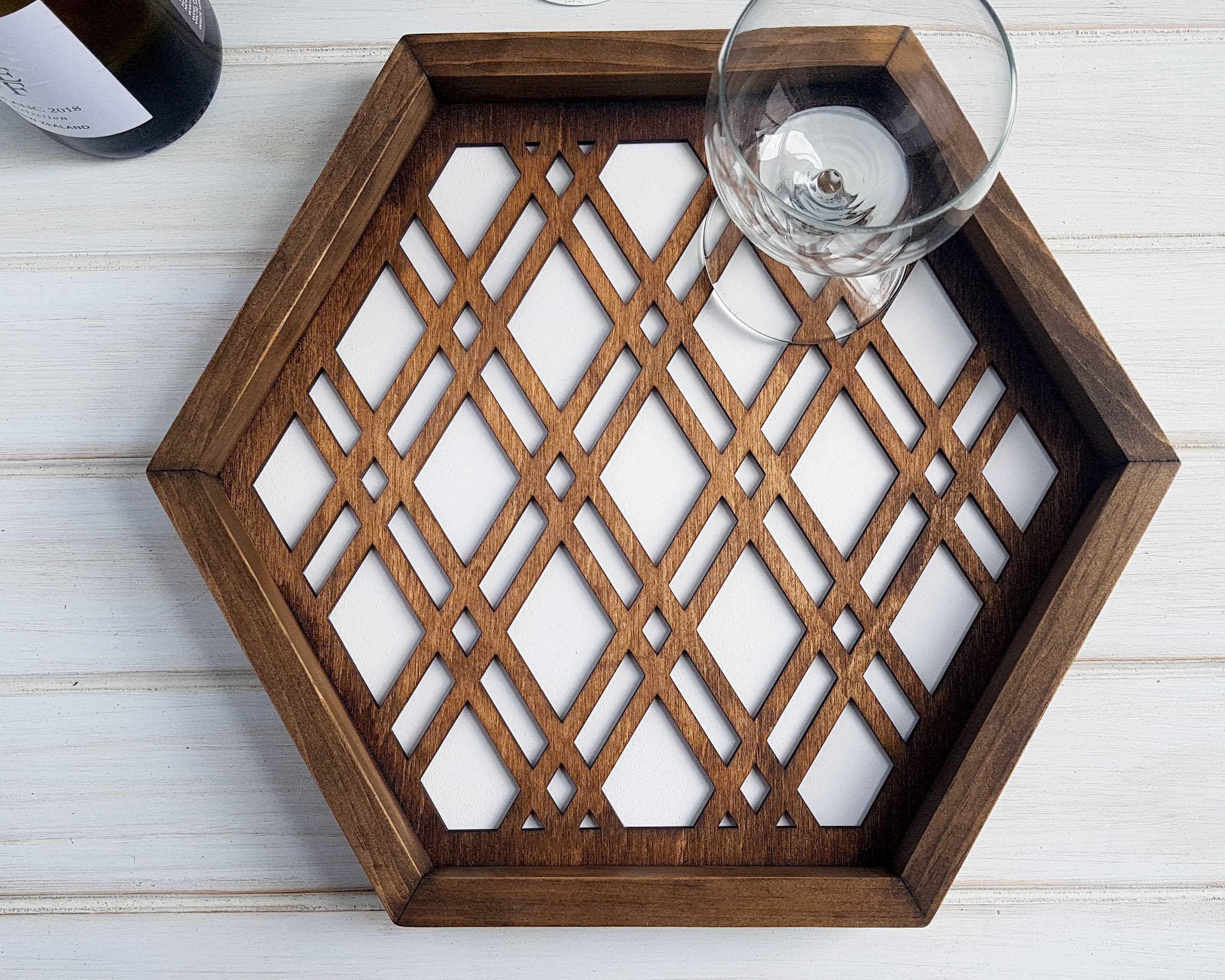 Coffee Table Tray, Wood Serving Tray, Modern Tray, Coffee Tray, Nightstand Decor, Tea Tray, Catch All Tray, Catch All, Trinket Tray, White