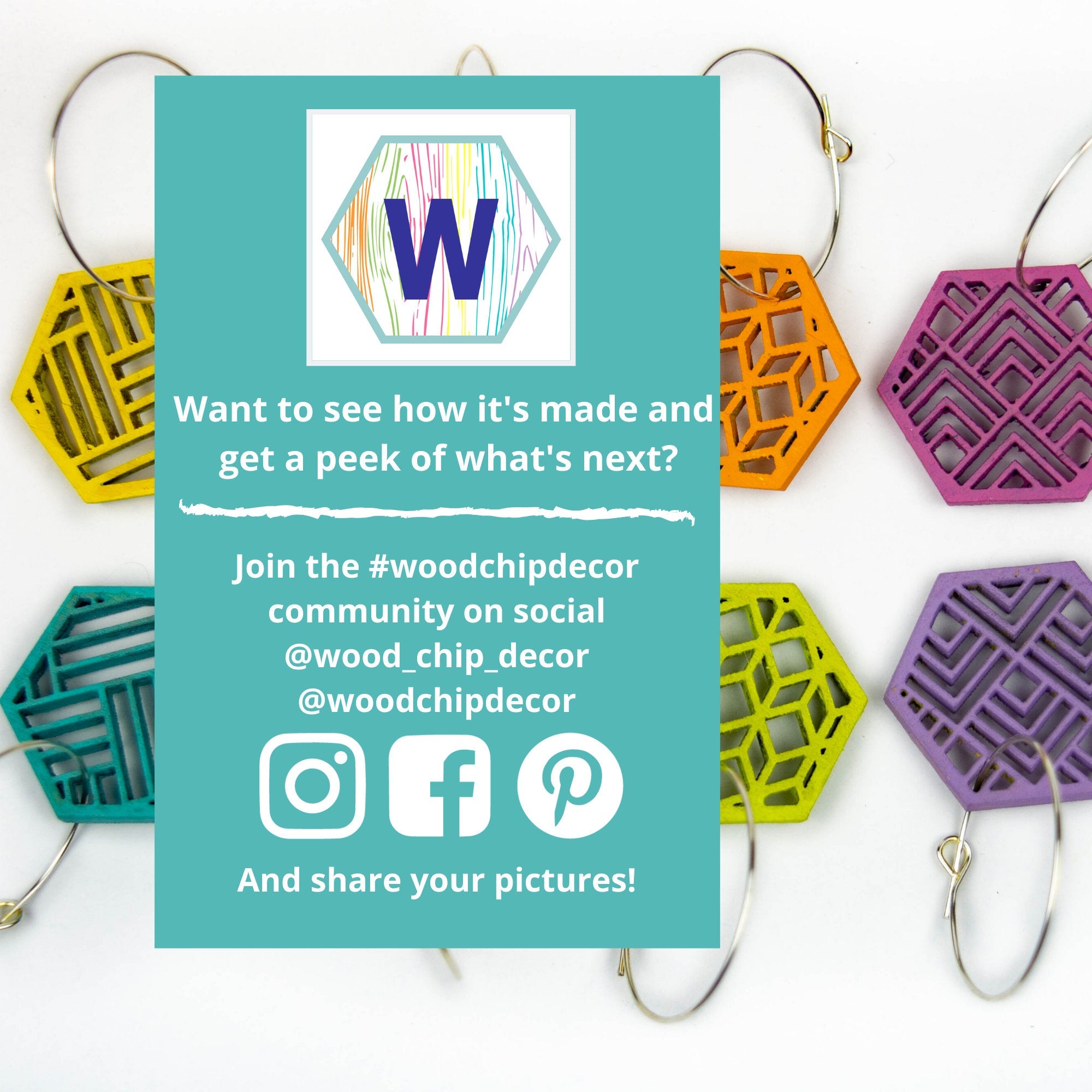 Hexagon Shelf add-on, Add an interior shelf to any shelf order form our shop