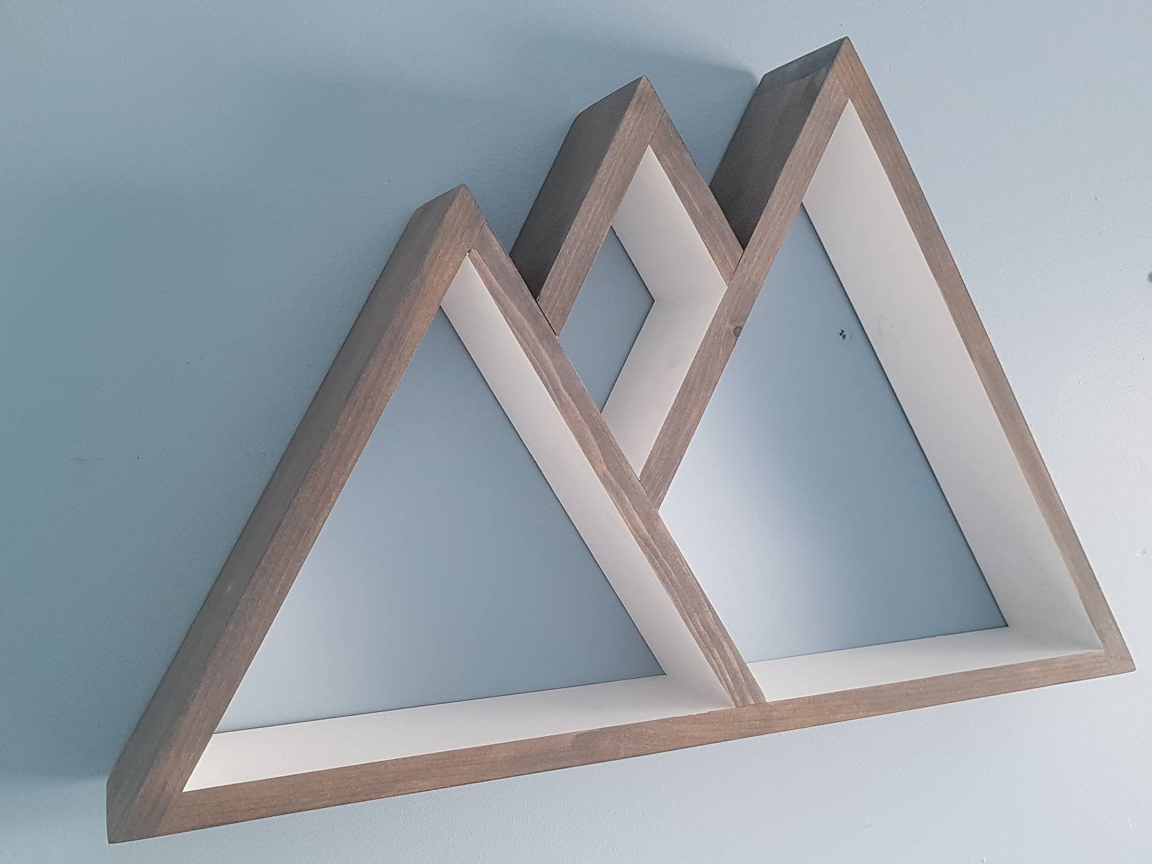 Mountain Shelf, Floating Shelf, Geometric Shelves, Mountain Shelf Decor, Wood Mountain Shelf, Mountain Shelves, White Shelves, Black Shelves