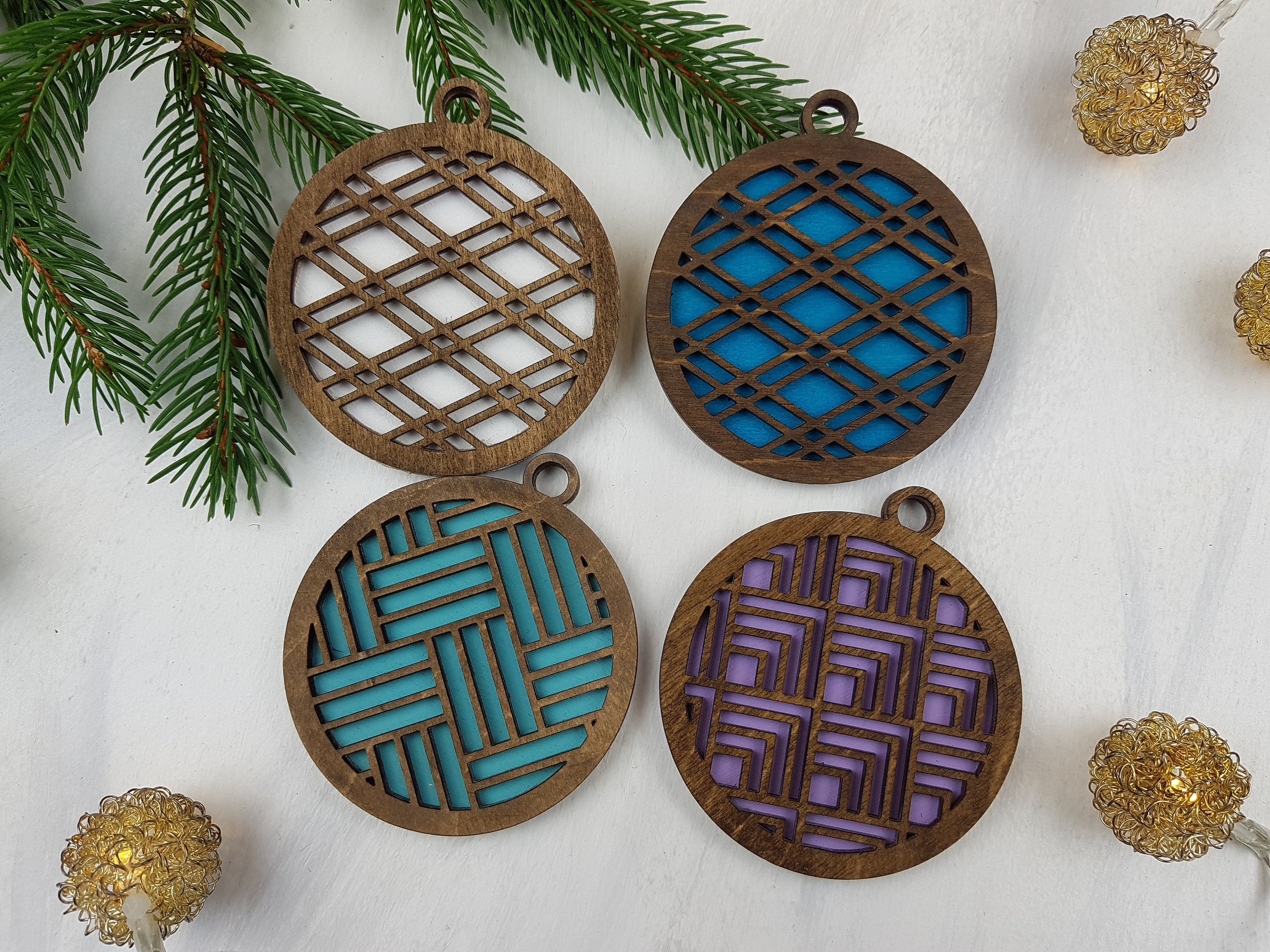 Unique Christmas Ornaments, Colorful Ornament, Candy Color Ornaments